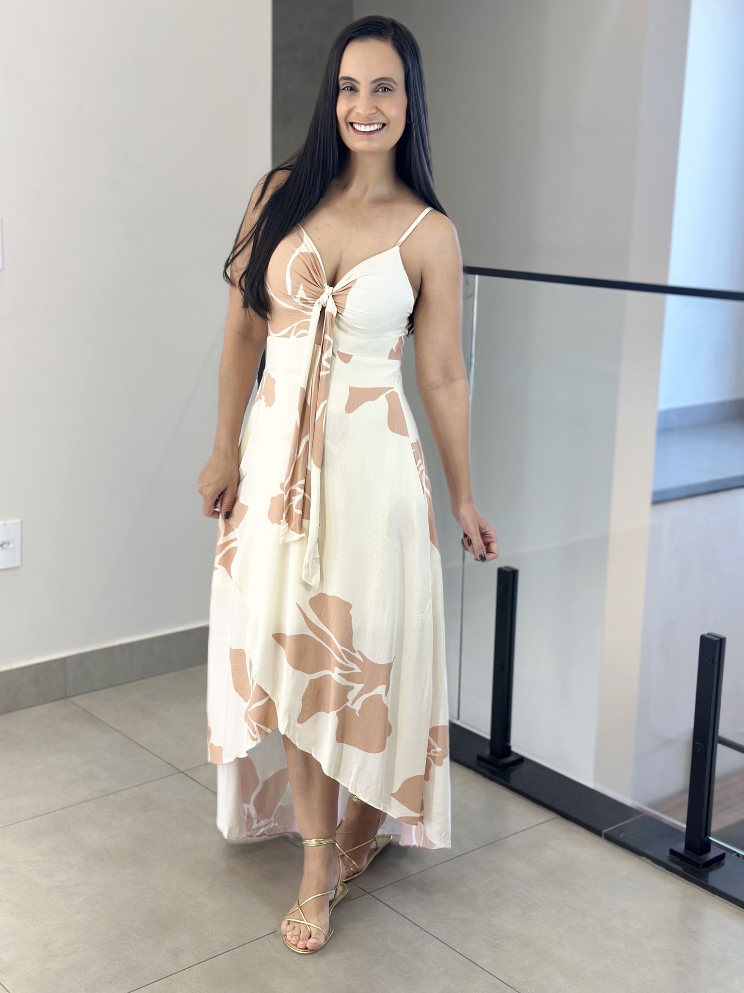 VESTIDO SERENA NUDE - Reprise Modas
