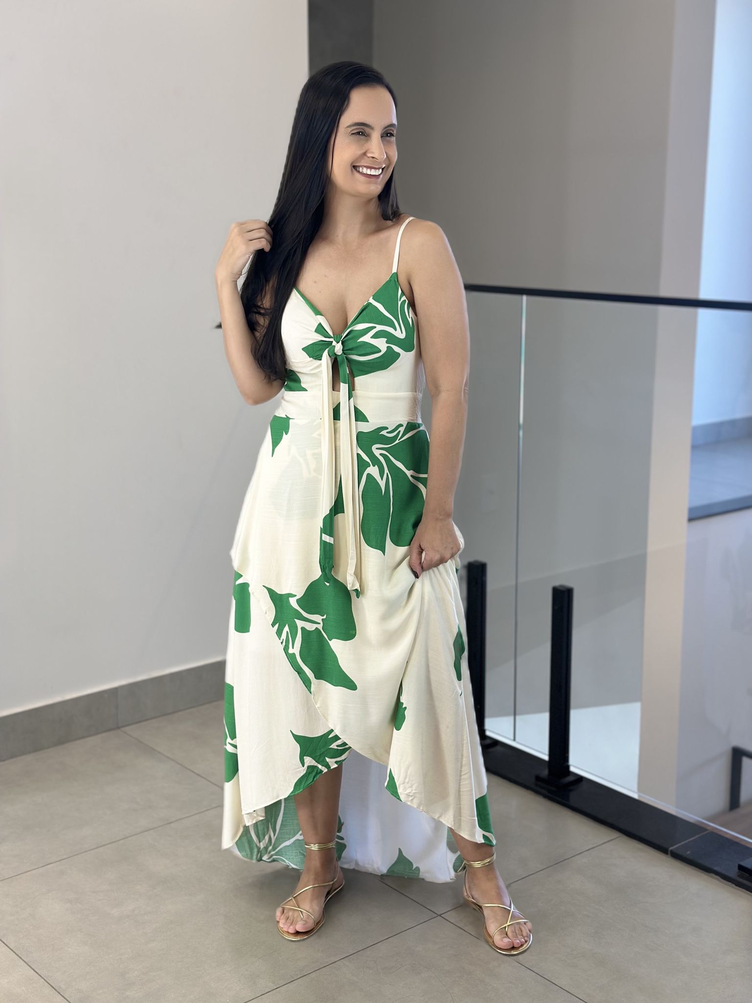 VESTIDO SERENA VERDE - Reprise Modas