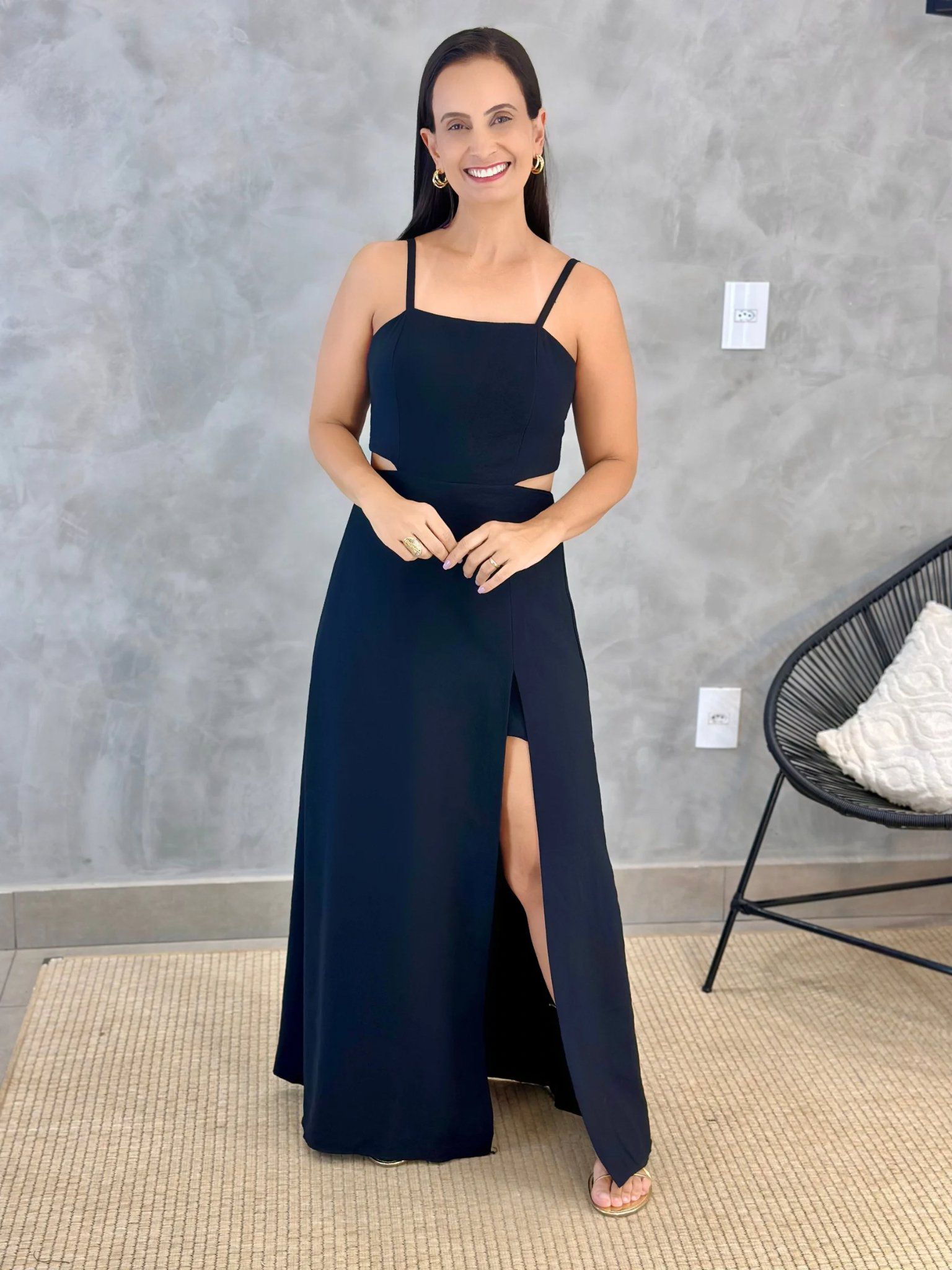 VESTIDO ESTHER PRETO - Reprise Modas