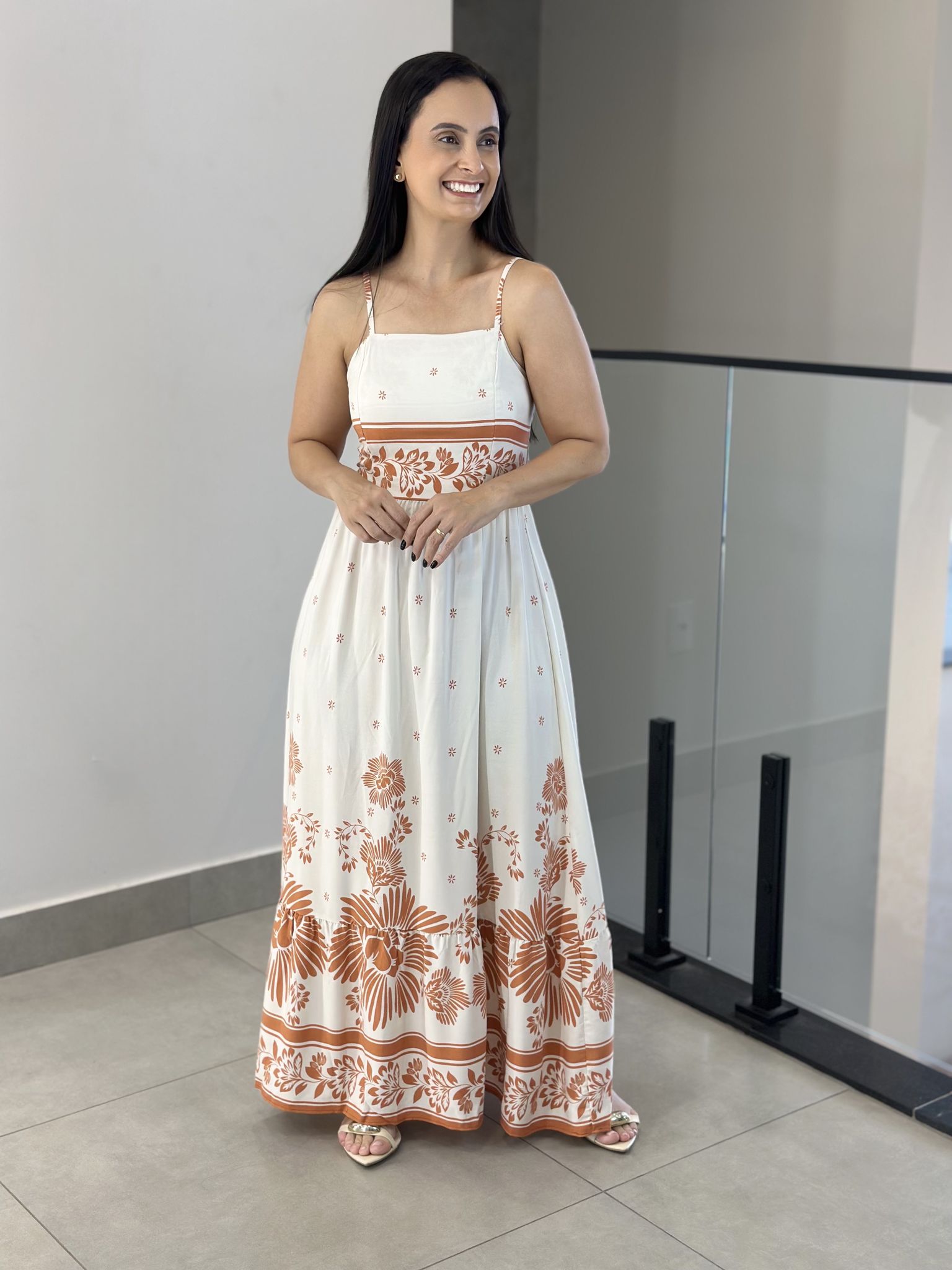VESTIDO MARISSA LARANJA - Reprise Modas
