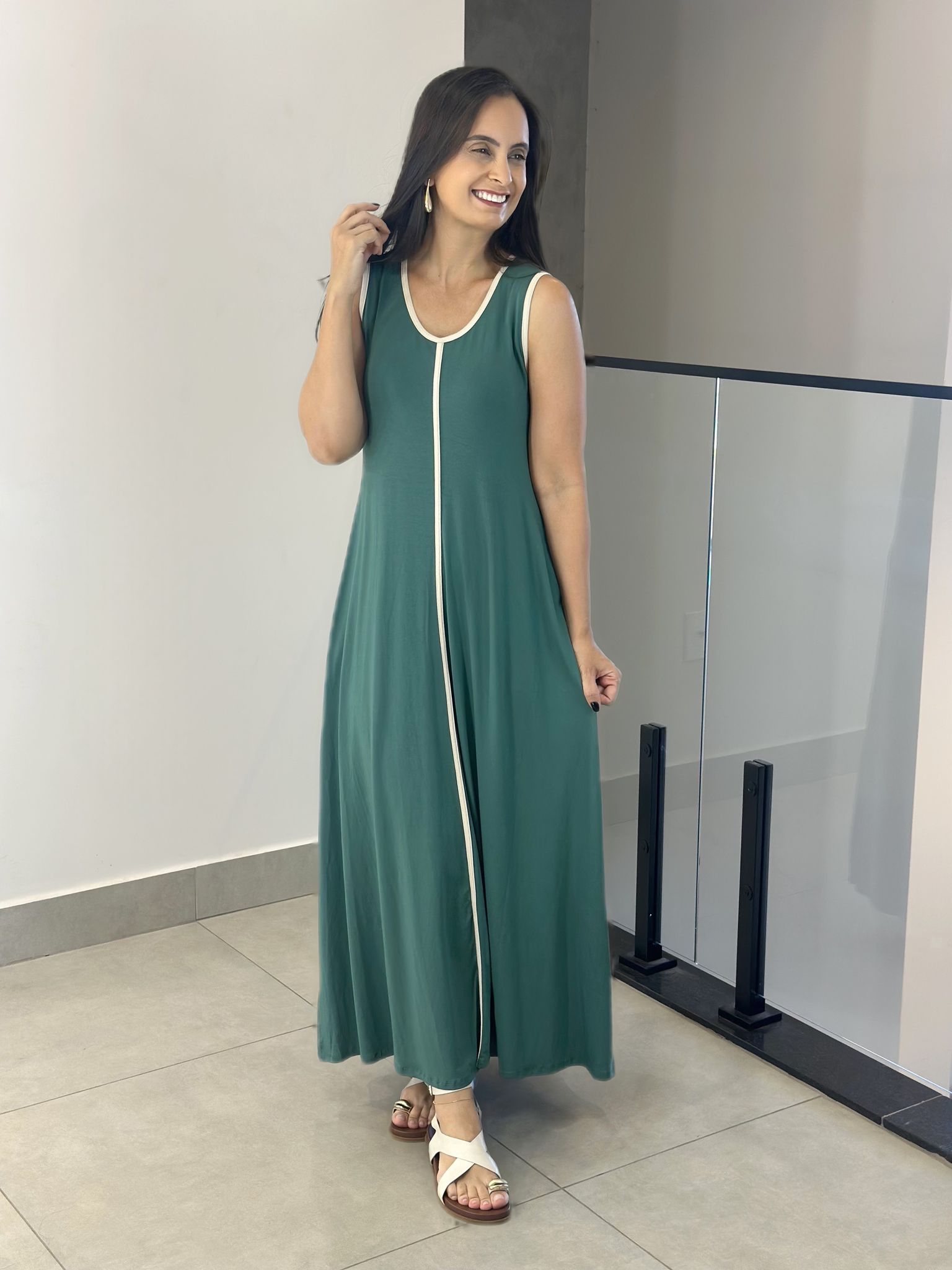 VESTIDO NILA VERDE - Reprise Modas