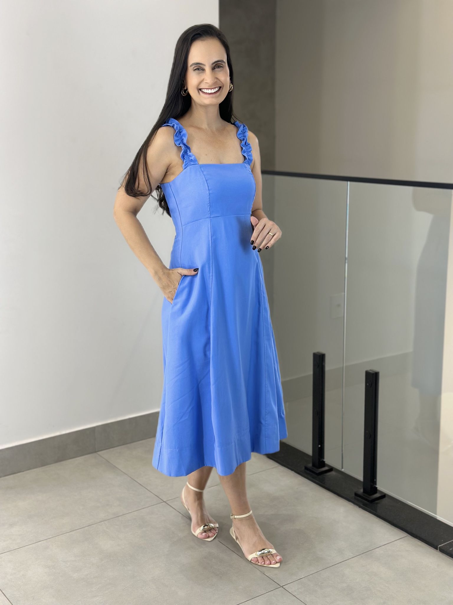 VESTIDO MARAISA AZUL - Reprise Modas