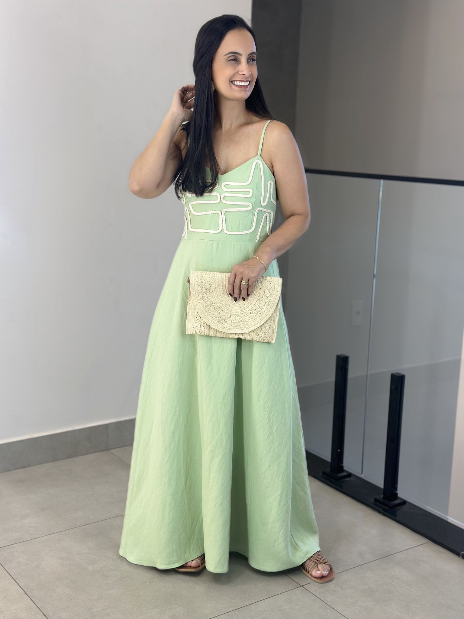 VESTIDO THAINA VERDE - Reprise Modas