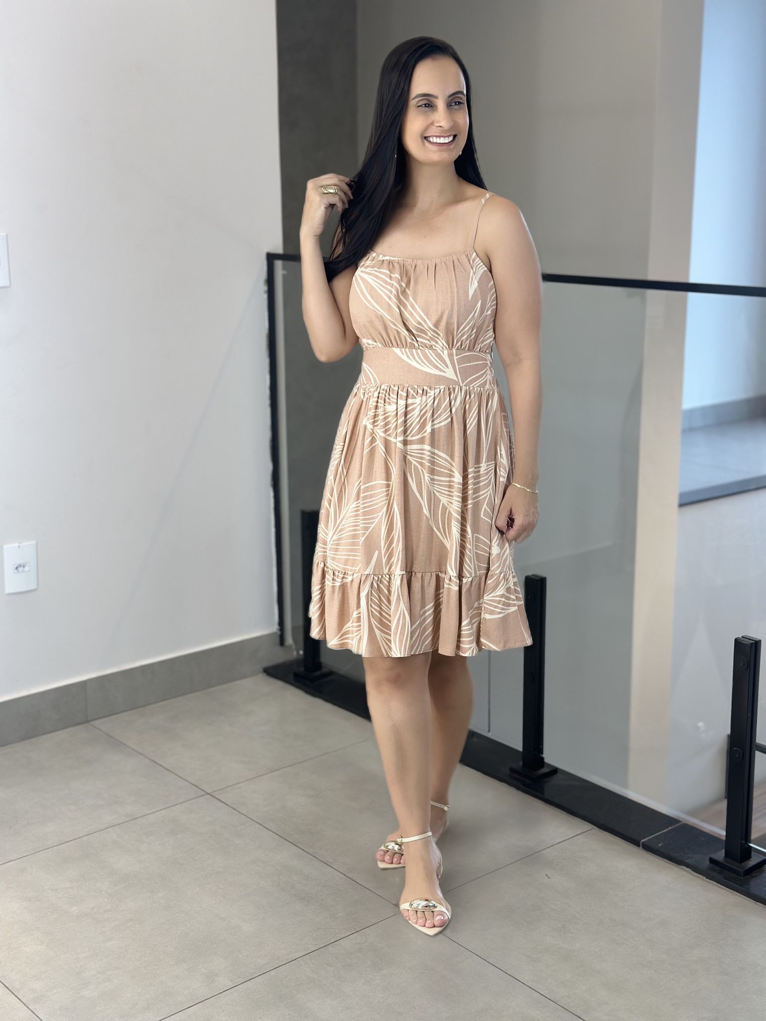 VESTIDO ALICIA NUDE - Reprise Modas