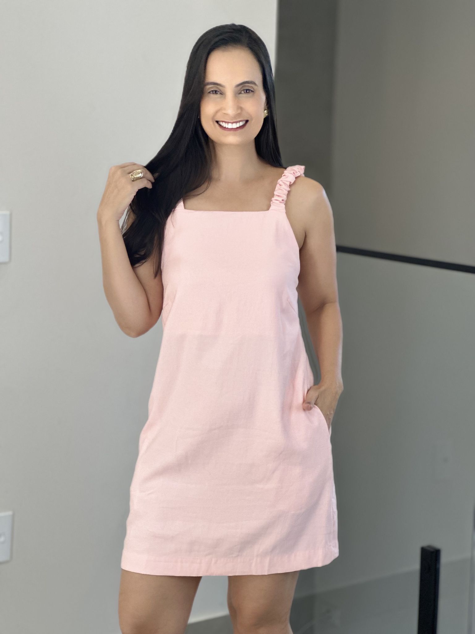 VESTIDO NATANY ROSA - Reprise Modas