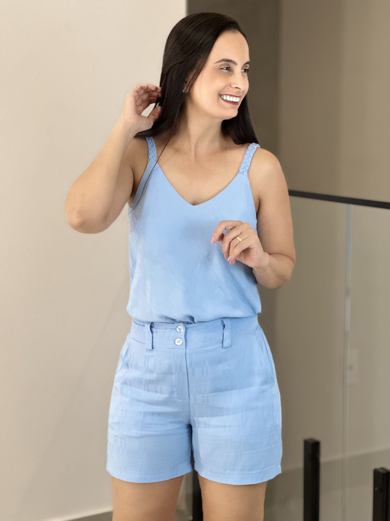 CONJUNTO LILIAN AZUL - Reprise Modas