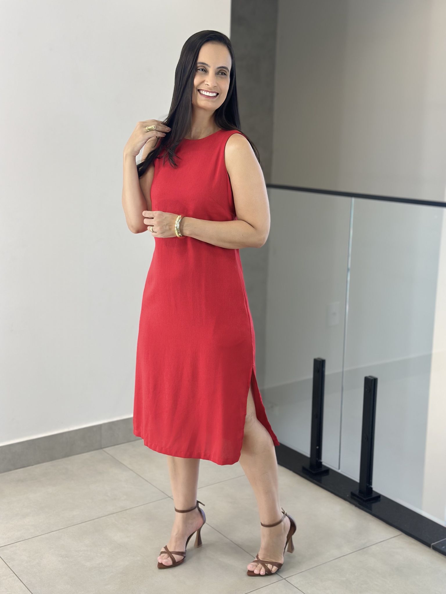 VESTIDO MAÍSA VERMELHO - Reprise Modas