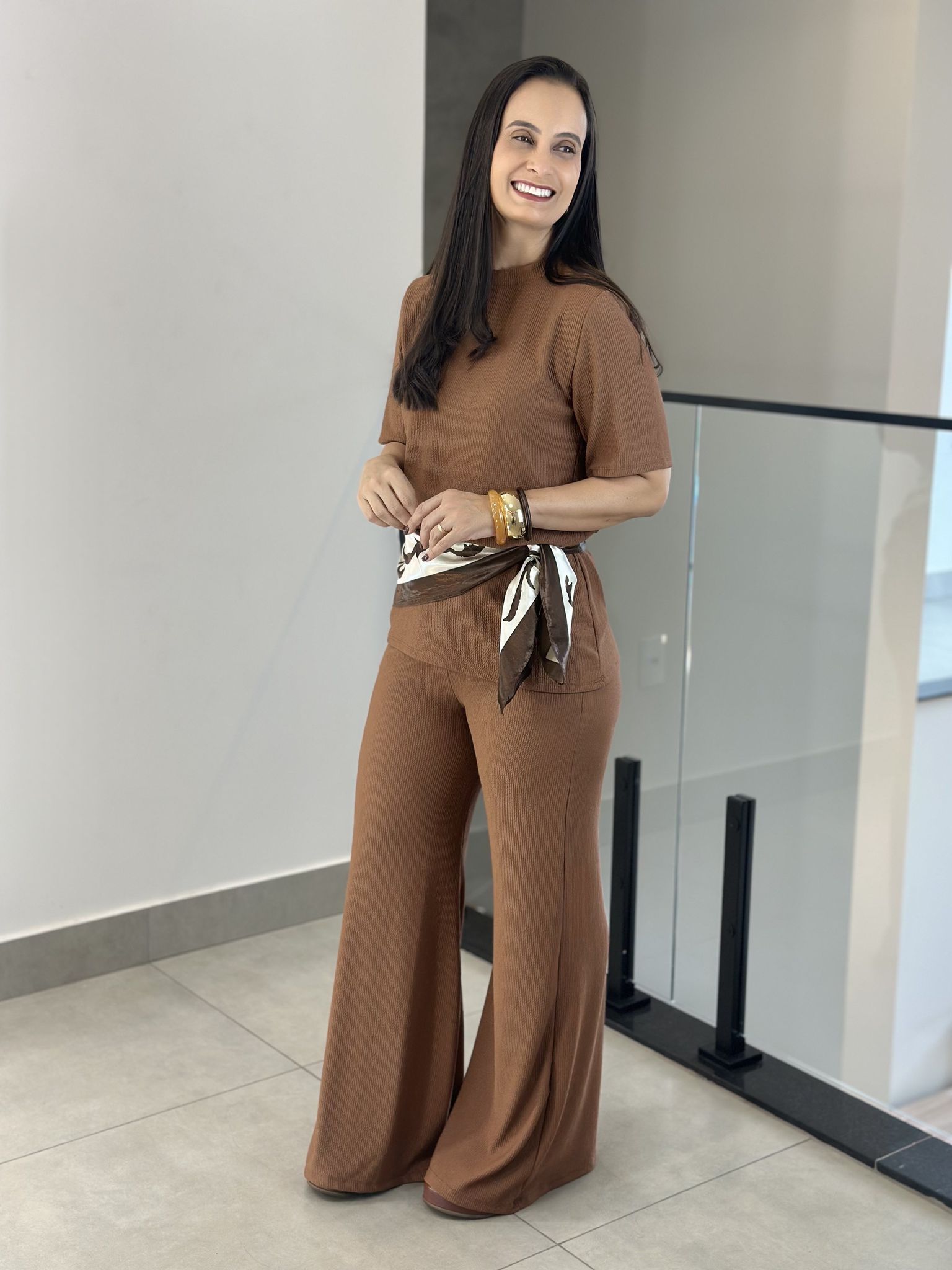 CONJUNTO LAYLA MARROM - Reprise Modas