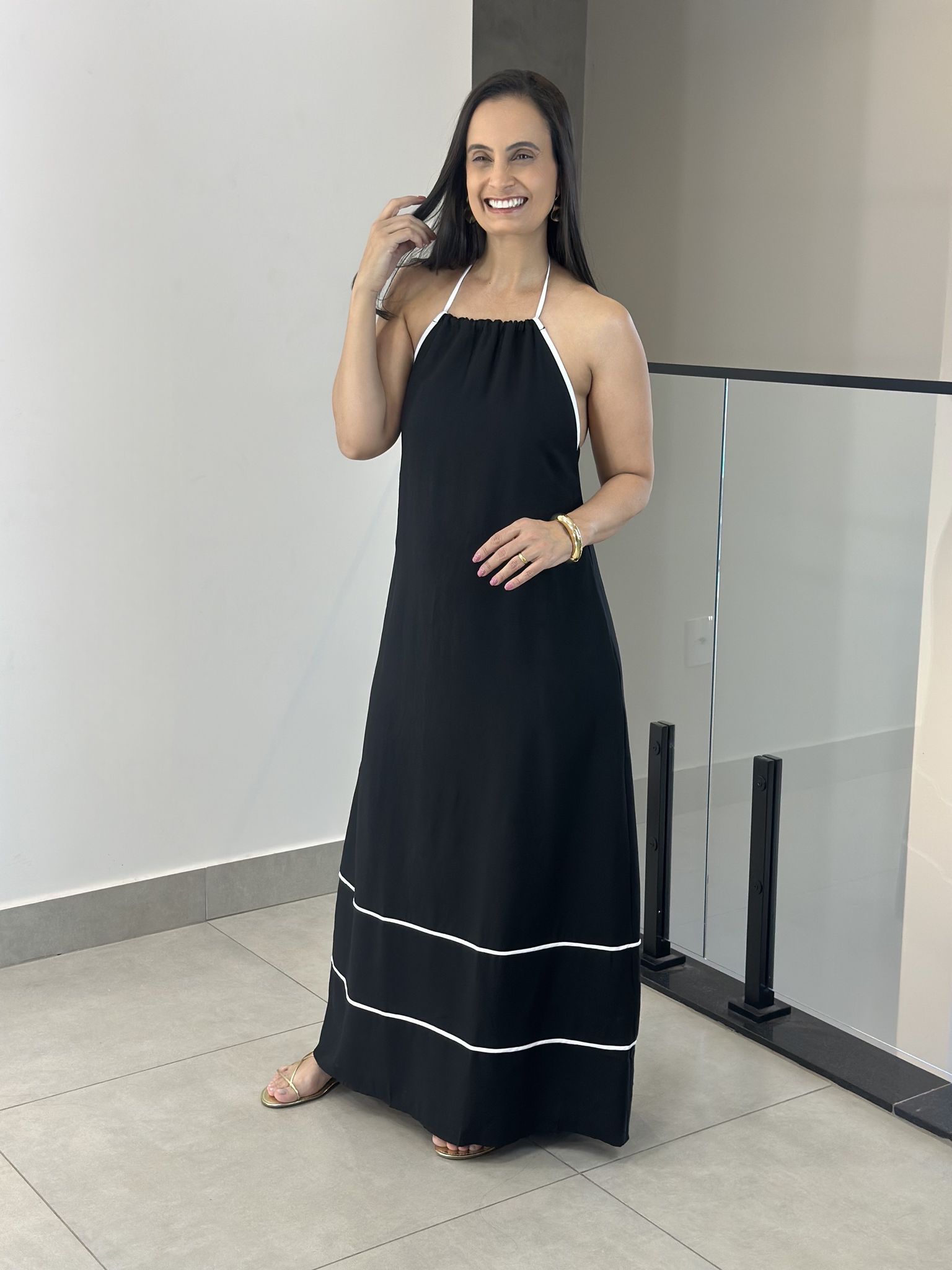 VESTIDO THAILA PRETO - Reprise Modas