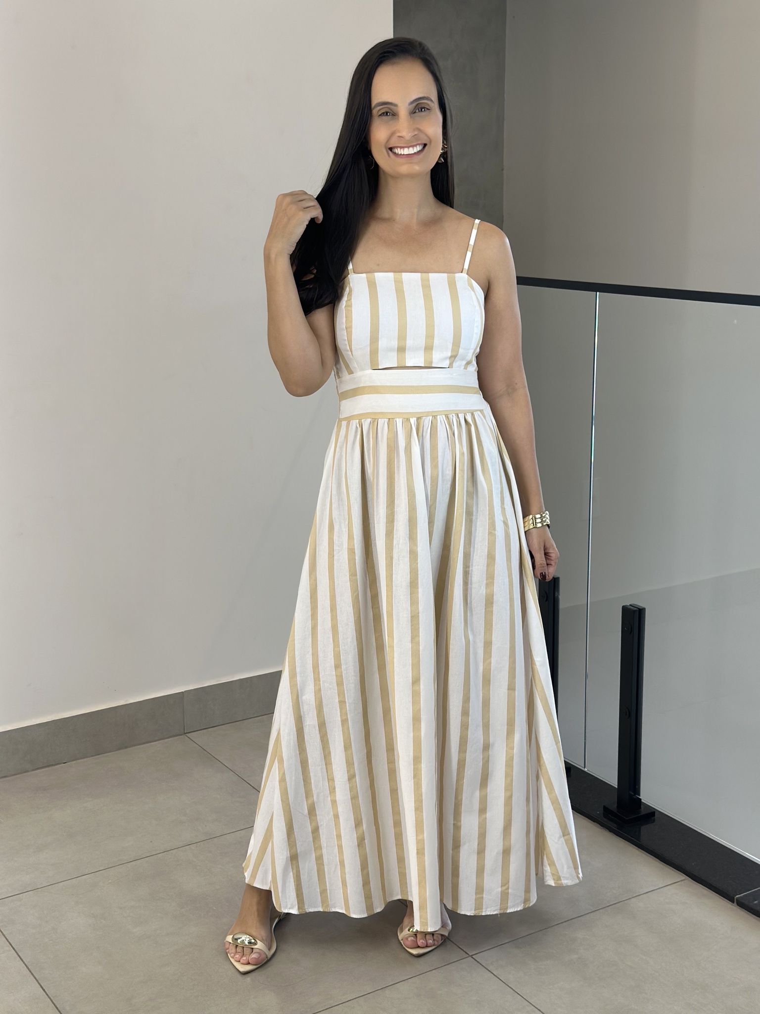 VESTIDO FERNANDA NUDE - Reprise Modas