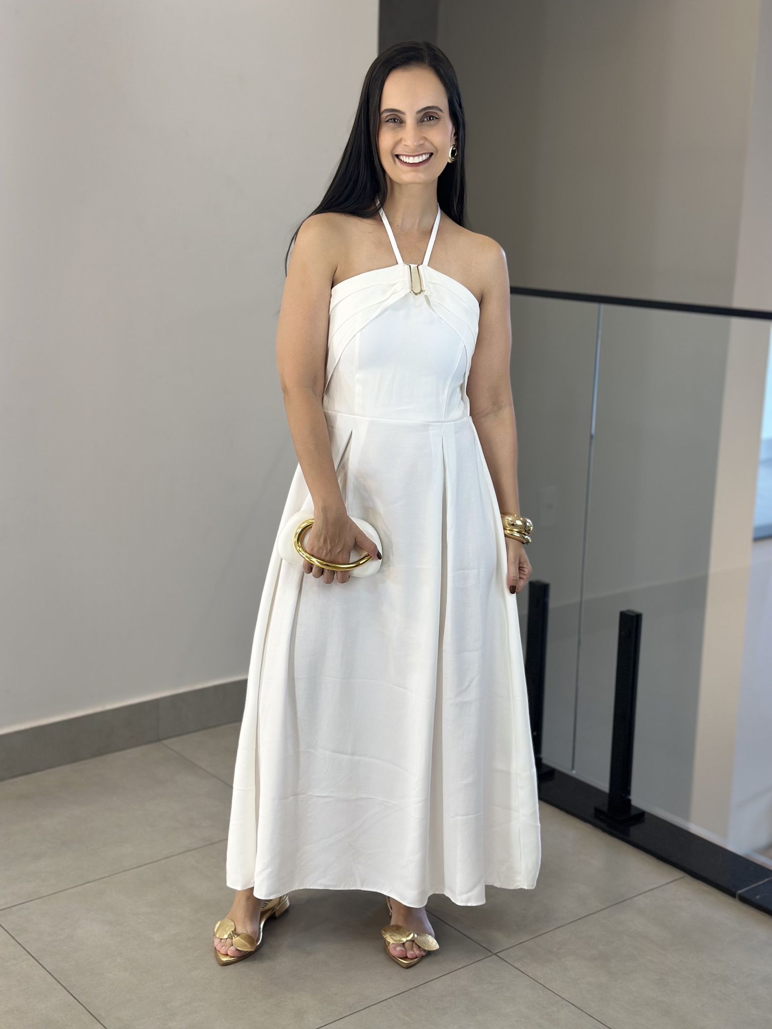 VESTIDO MELISSA BRANCO - Reprise Modas