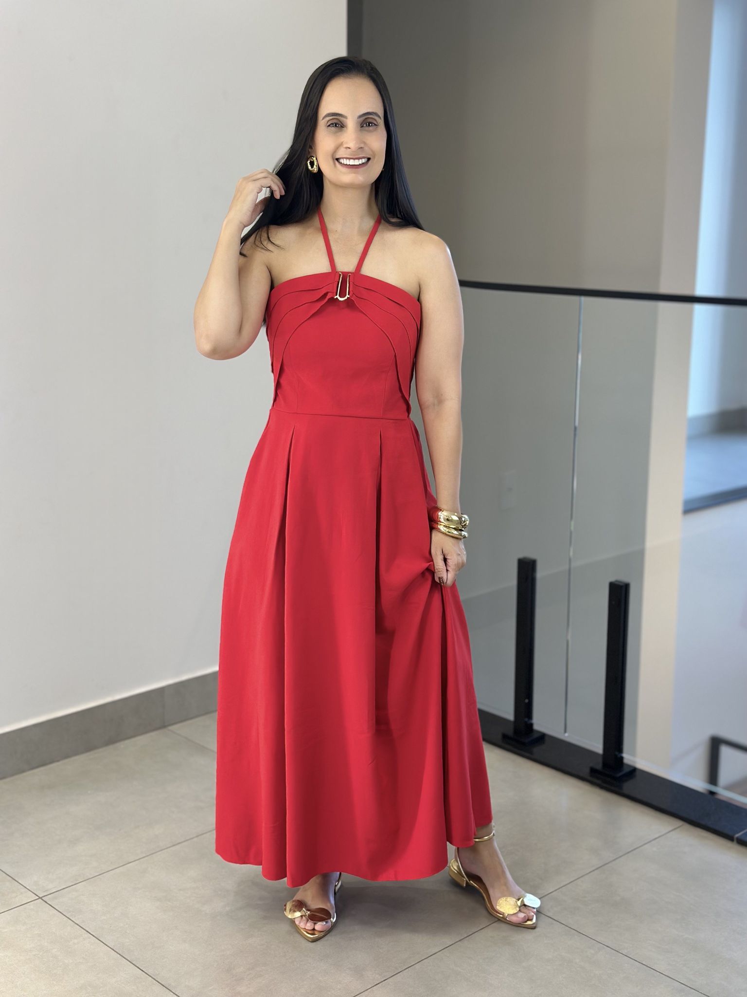 VESTIDO MELISSA VERMELHO - Reprise Modas