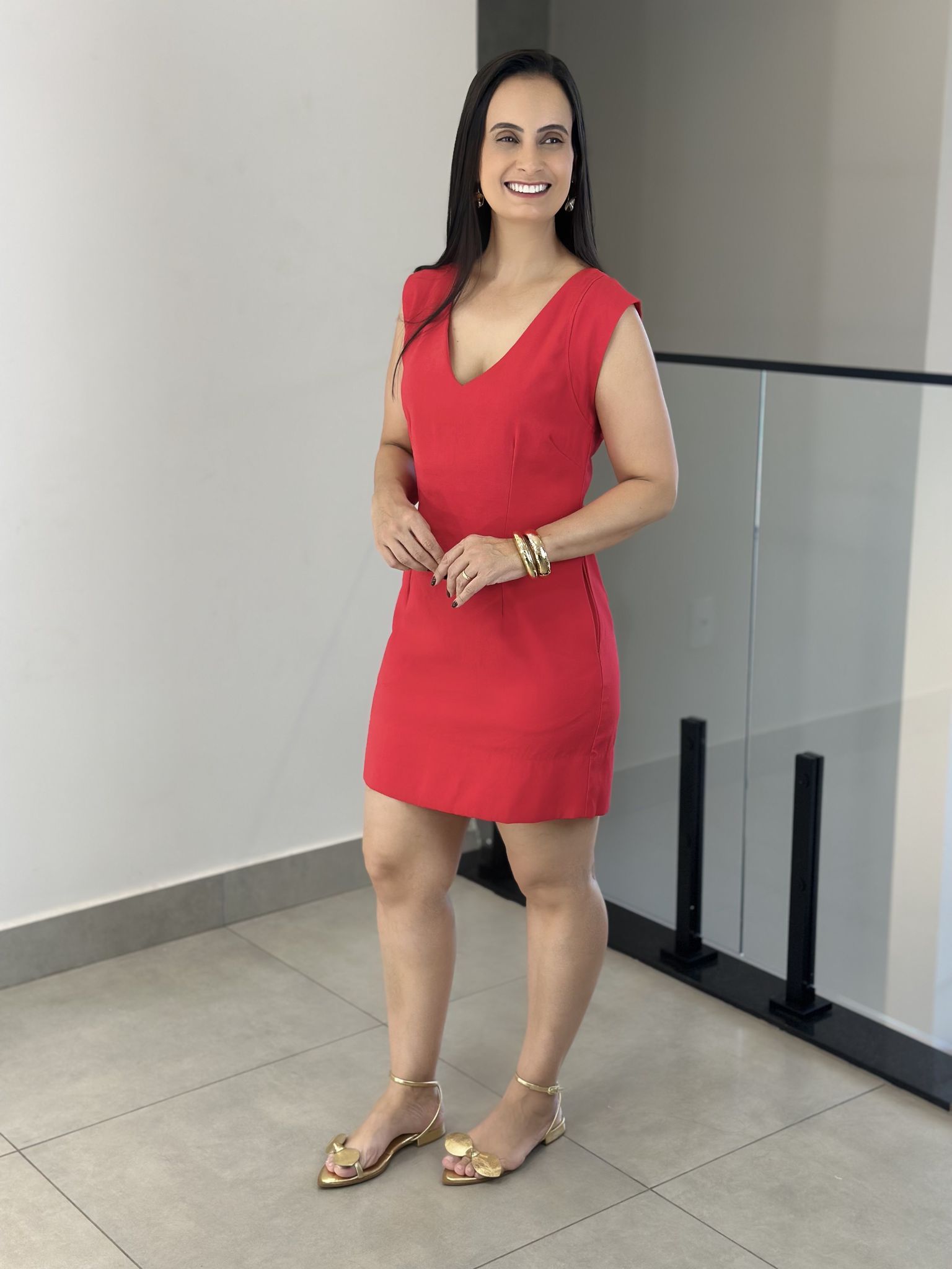 VESTIDO VERIDIANA VERMELHO - Reprise Modas