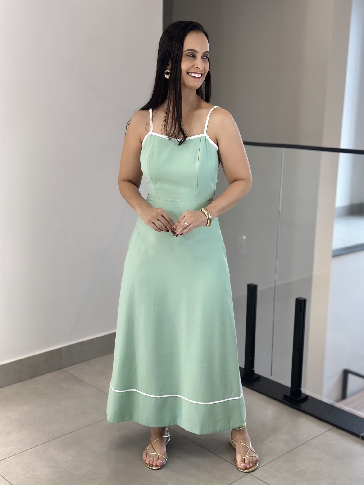 VESTIDO ANGELINA VERDE - Reprise Modas