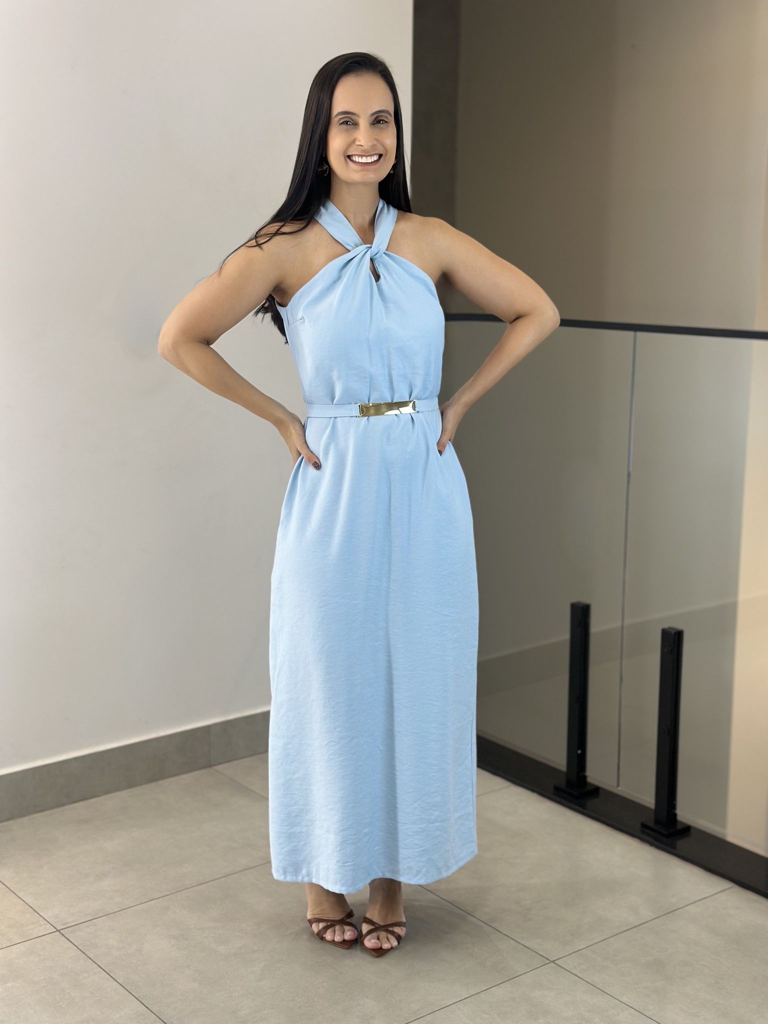 VESTIDO SIMARIA AZUL - Reprise Modas