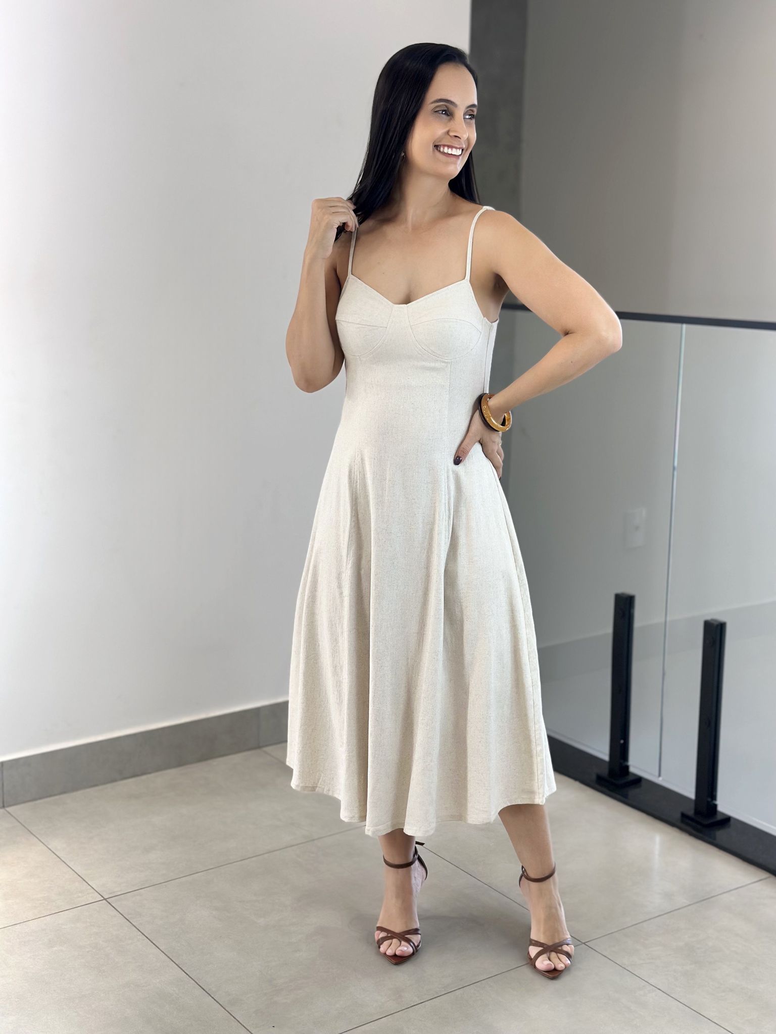 VESTIDO JULIETE CRU - Reprise Modas