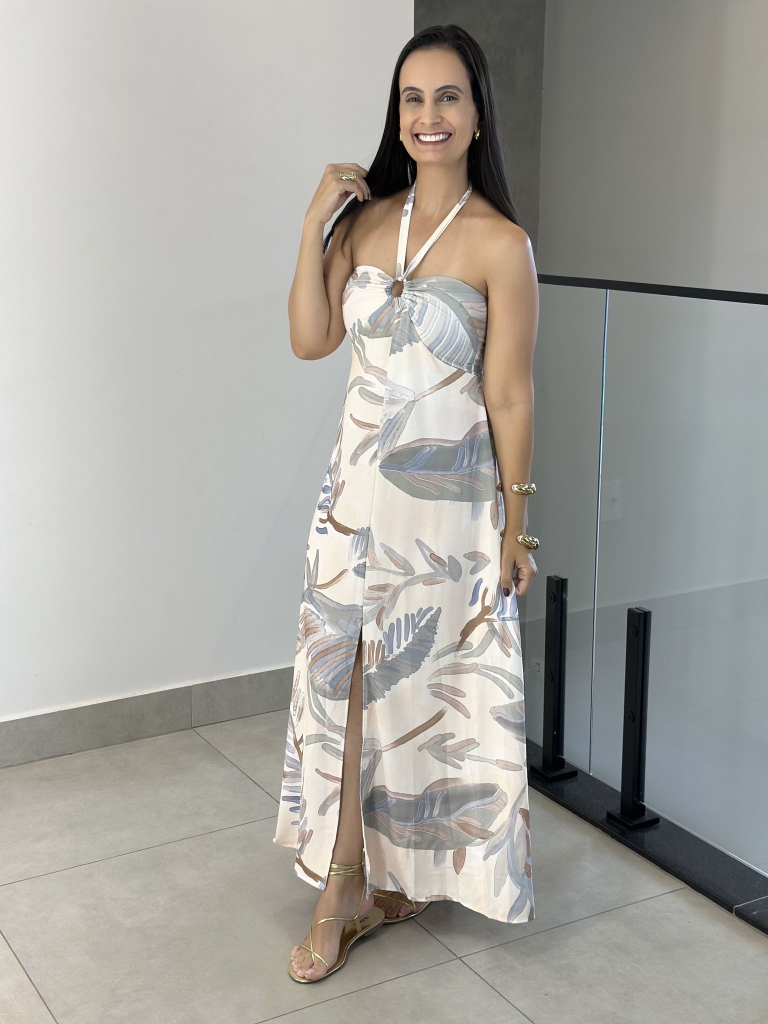 VESTIDO LEONORA NUDE - Reprise Modas