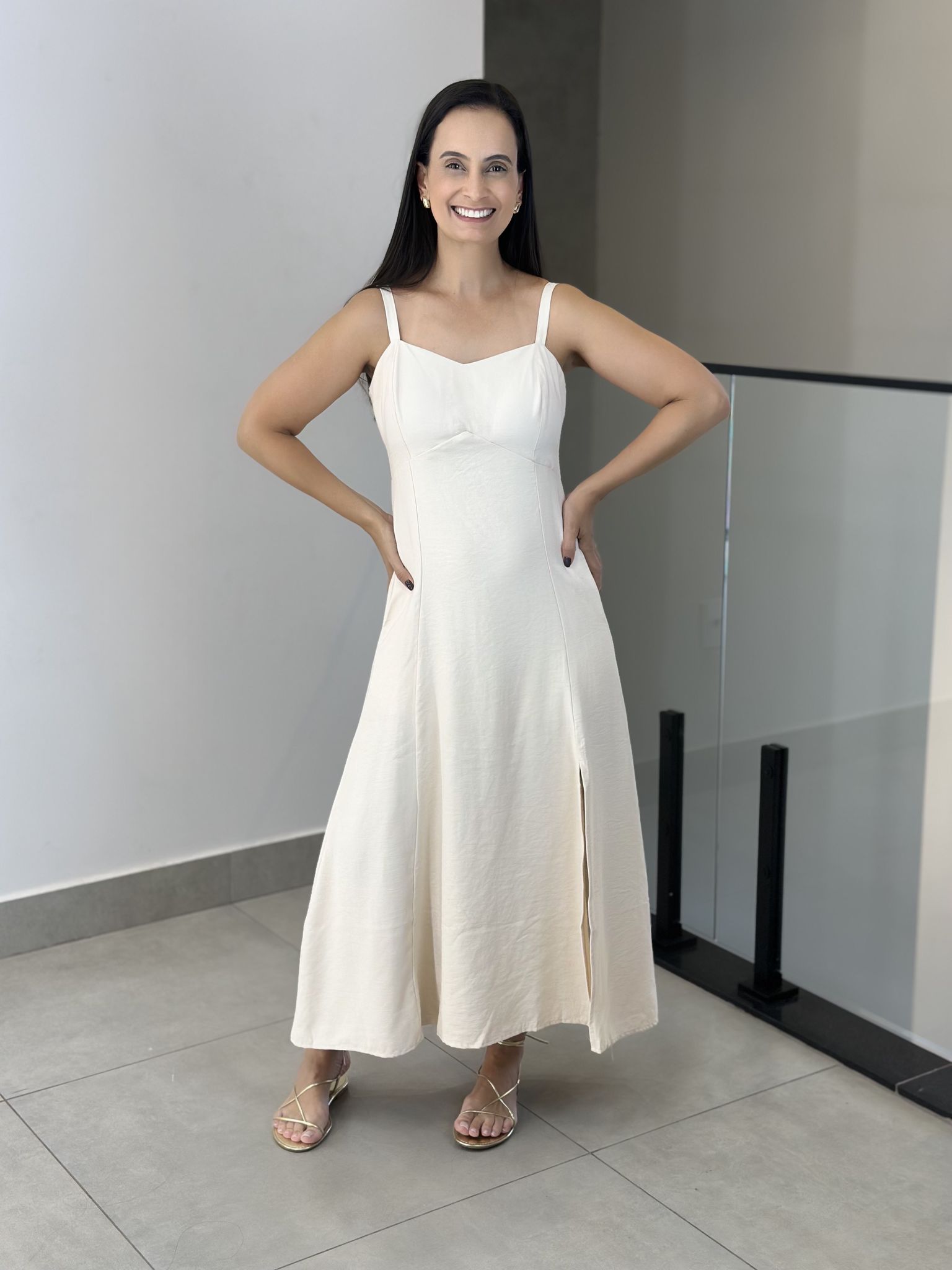 VESTIDO LIVIA NUDE - Reprise Modas