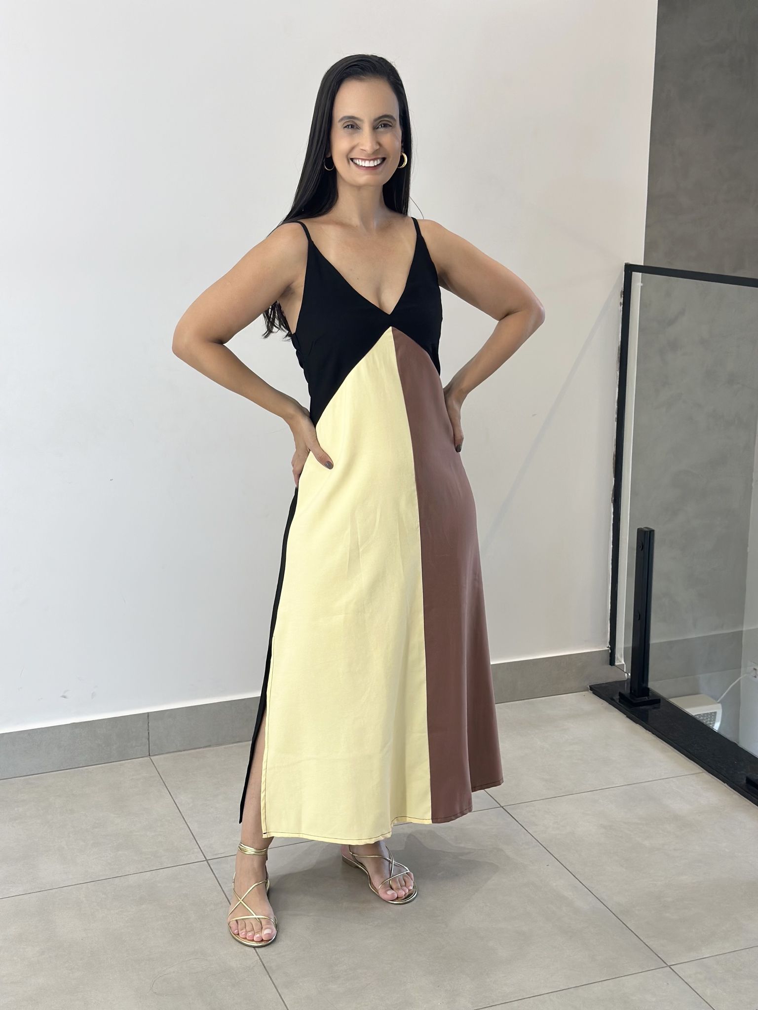 VESTIDO SCARLET PRETO - Reprise Modas