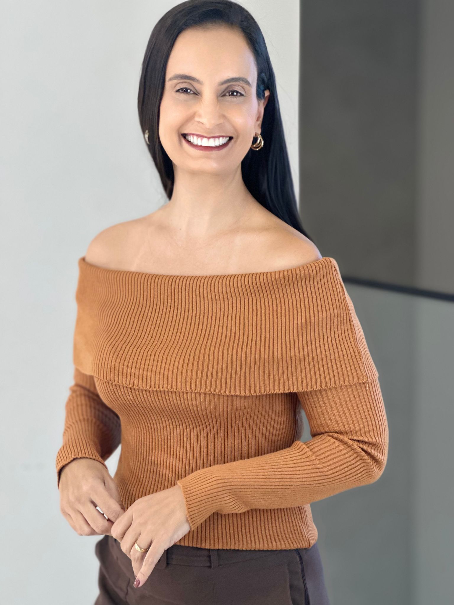 Blusa Tricot Alice Caramelo - Reprise Modas