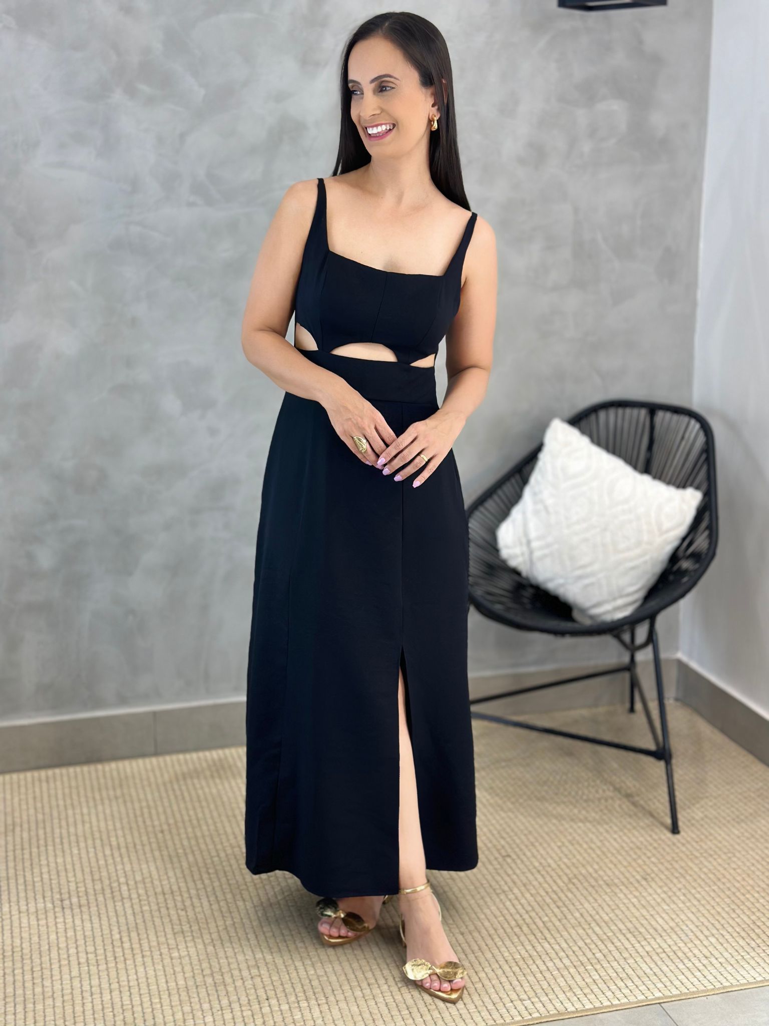 Vestido Ágatha Preto - Reprise Modas