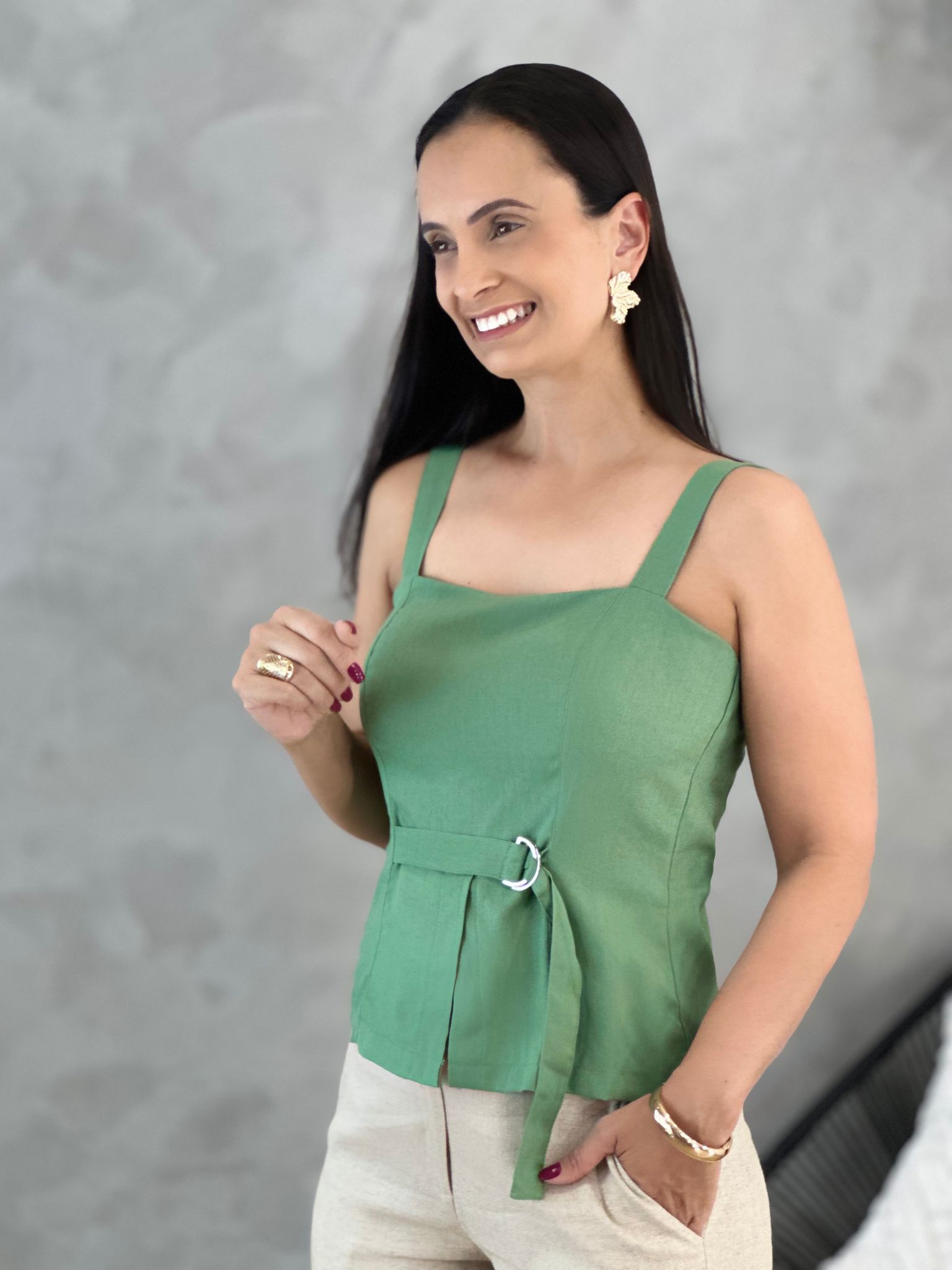 Blusa Ju Verde - Reprise Modas