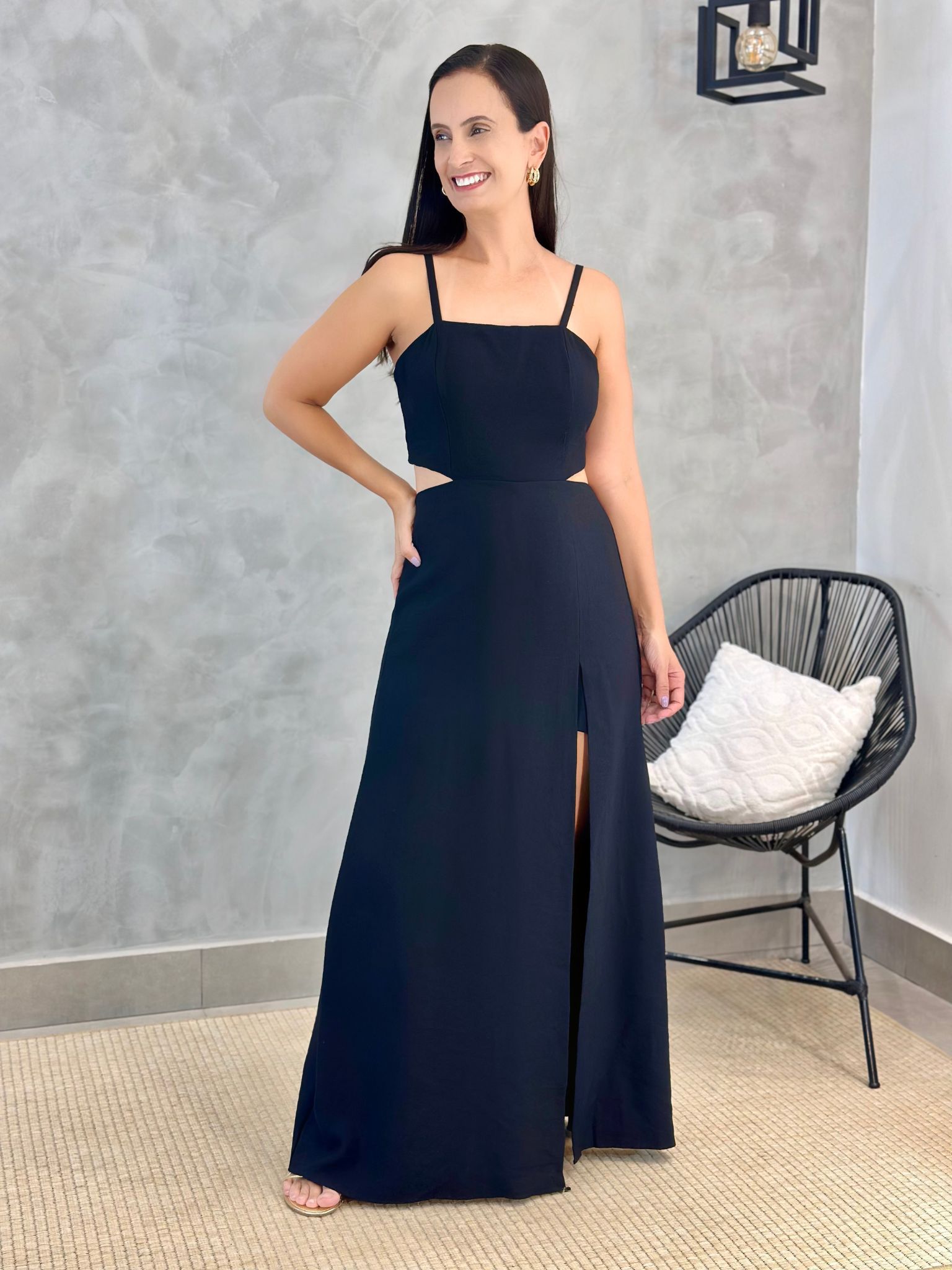 Vestido Esther Preto - Reprise Modas