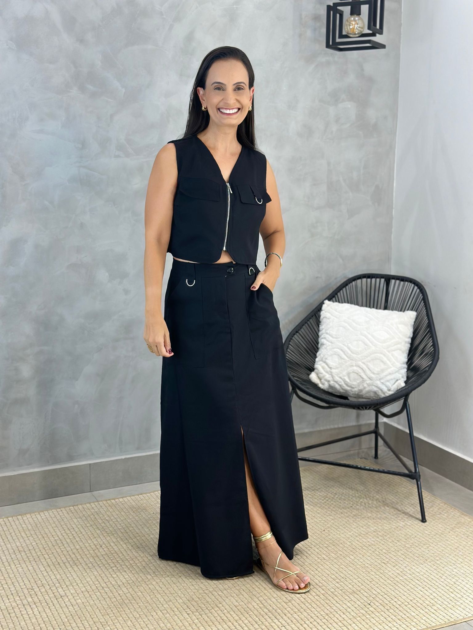 Conjunto Jade Preto - Reprise Modas