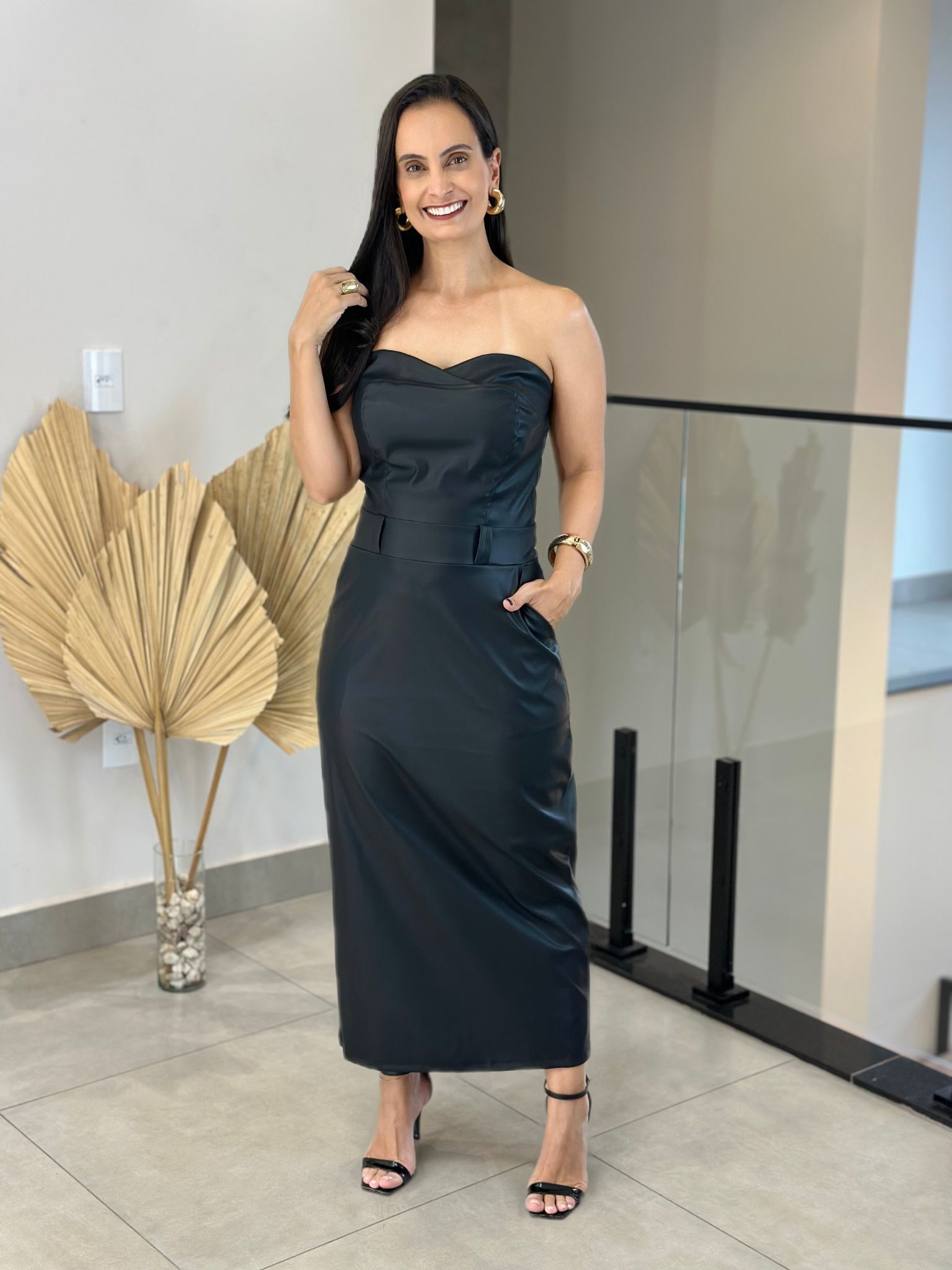 Vestido Jeny Preto - Reprise Modas