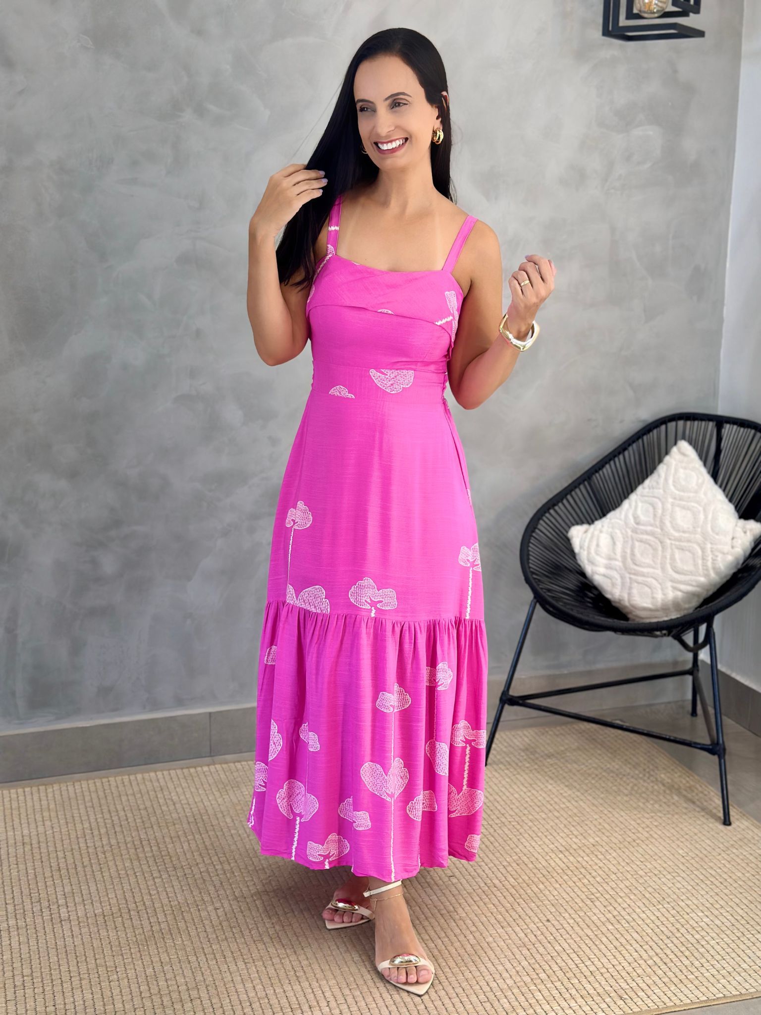 Vestido Lavínia Rosa - Reprise Modas