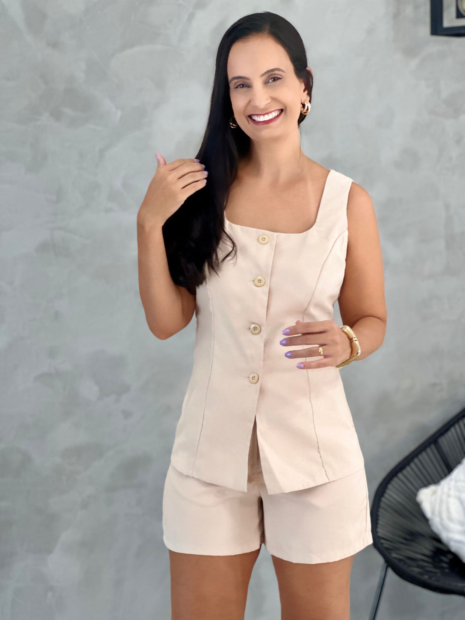 Conjunto Luana Nude - Reprise Modas