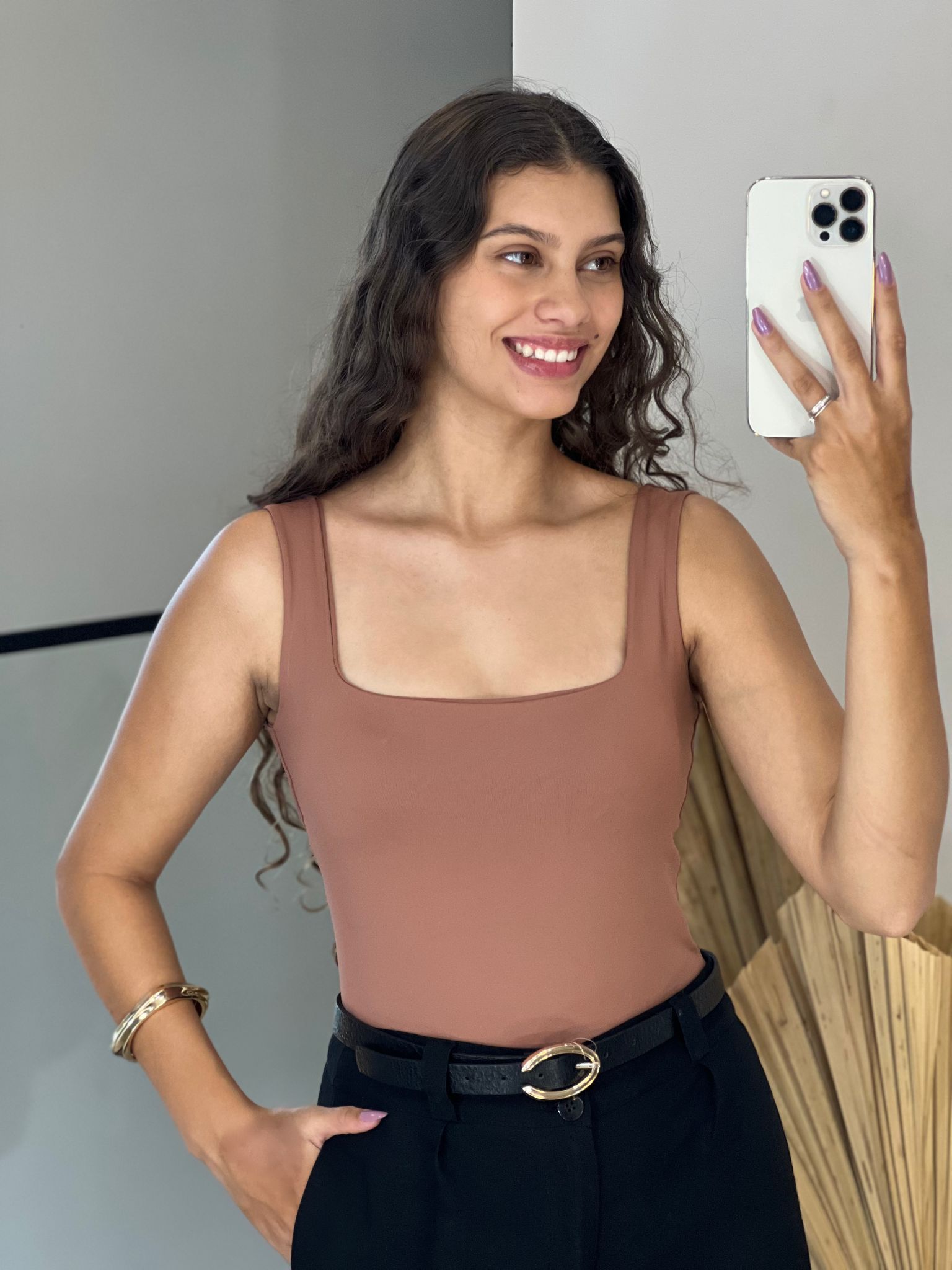 Body Mirian Marrom - Reprise Modas