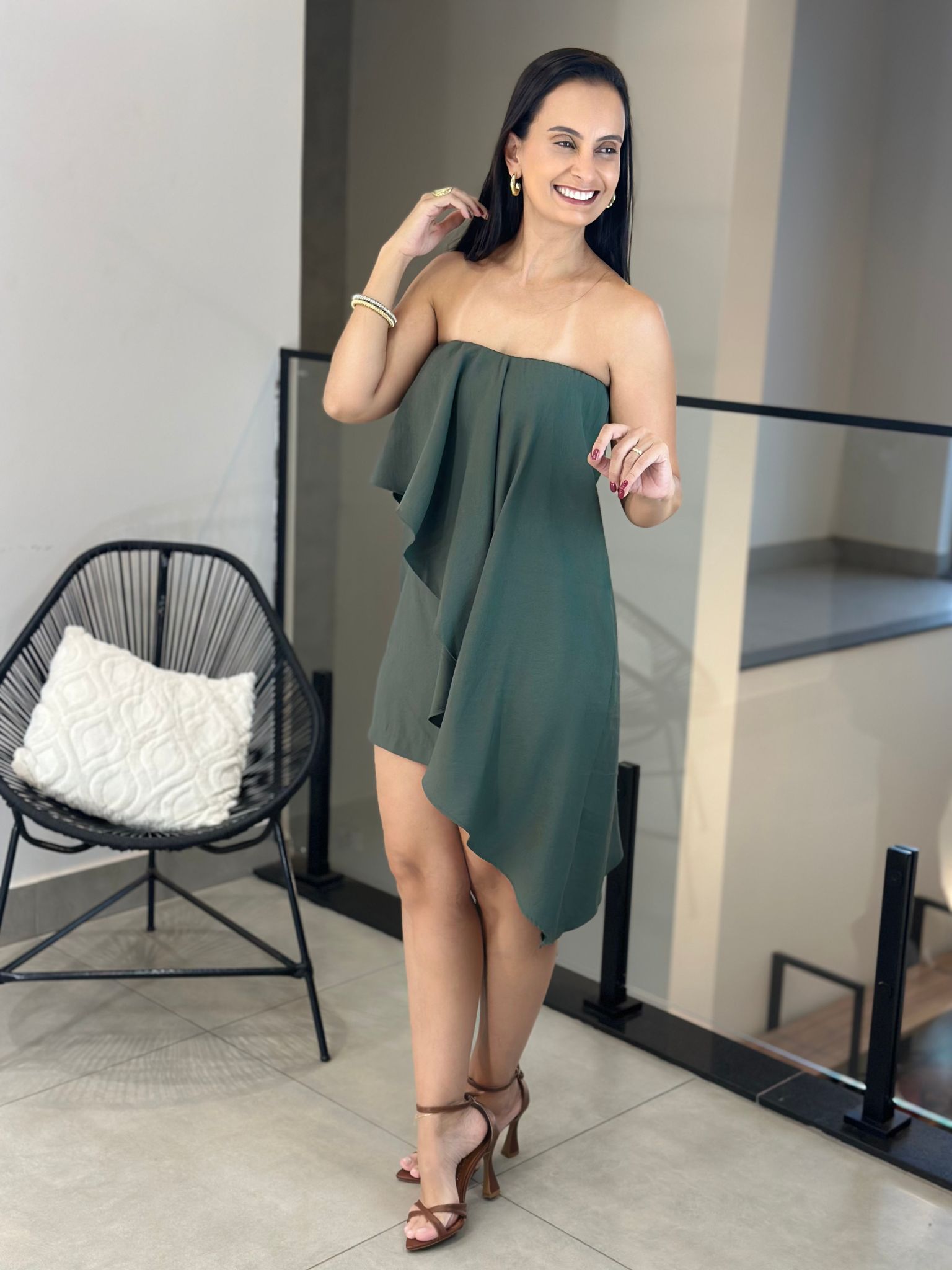 Vestido Naila Verde - Reprise Modas