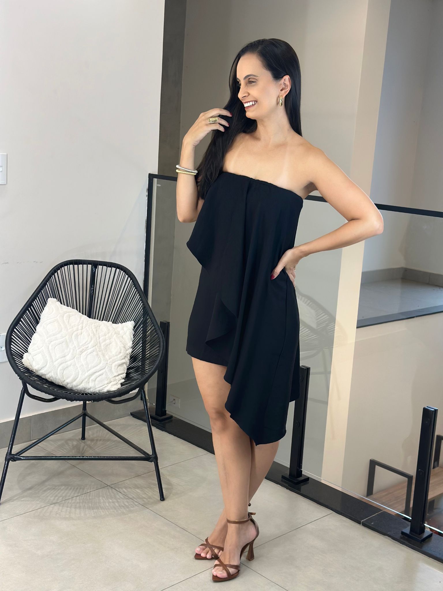 Vestido Naila Preto - Reprise Modas