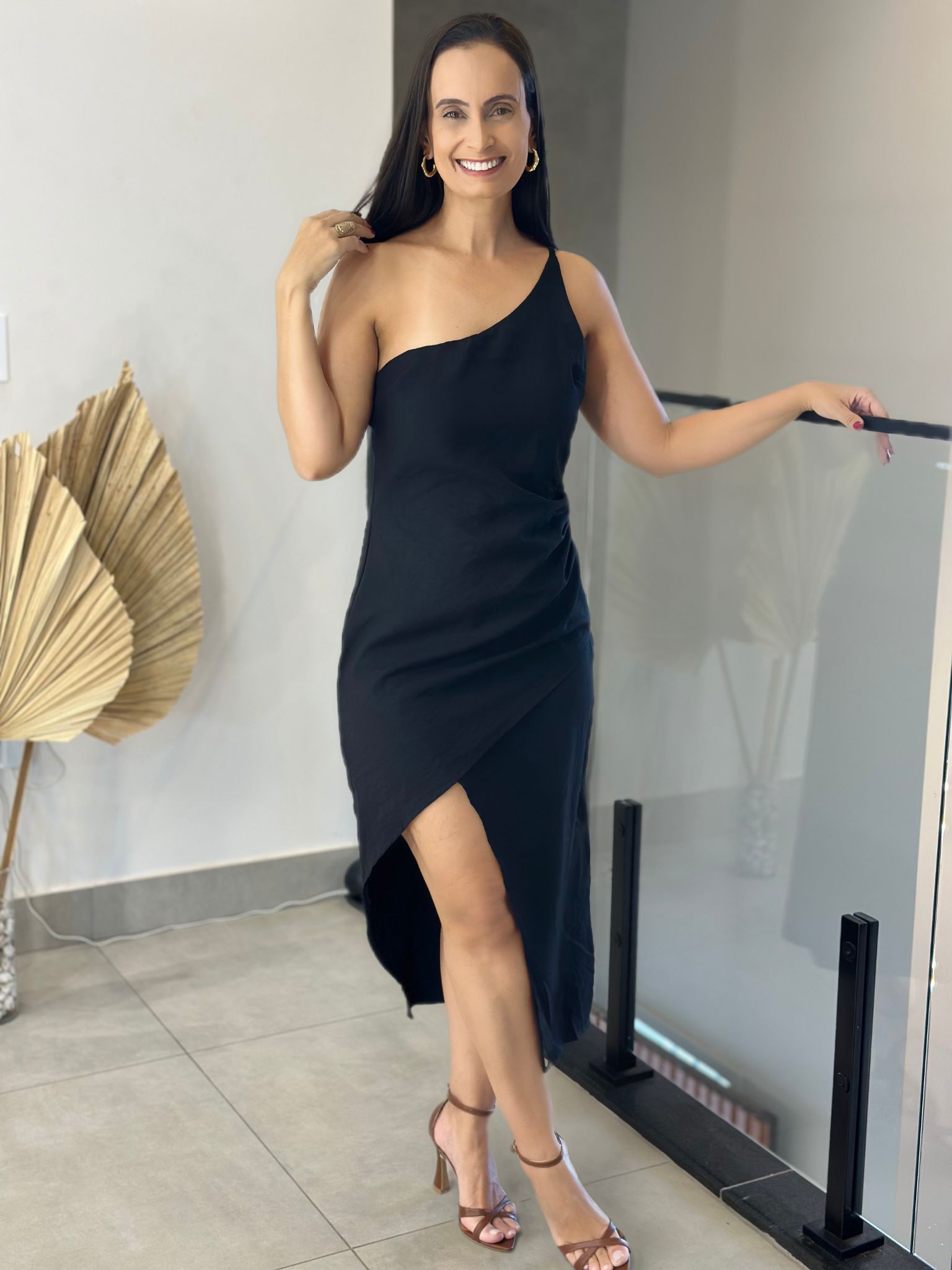Vestido Polyana Preto - Reprise Modas