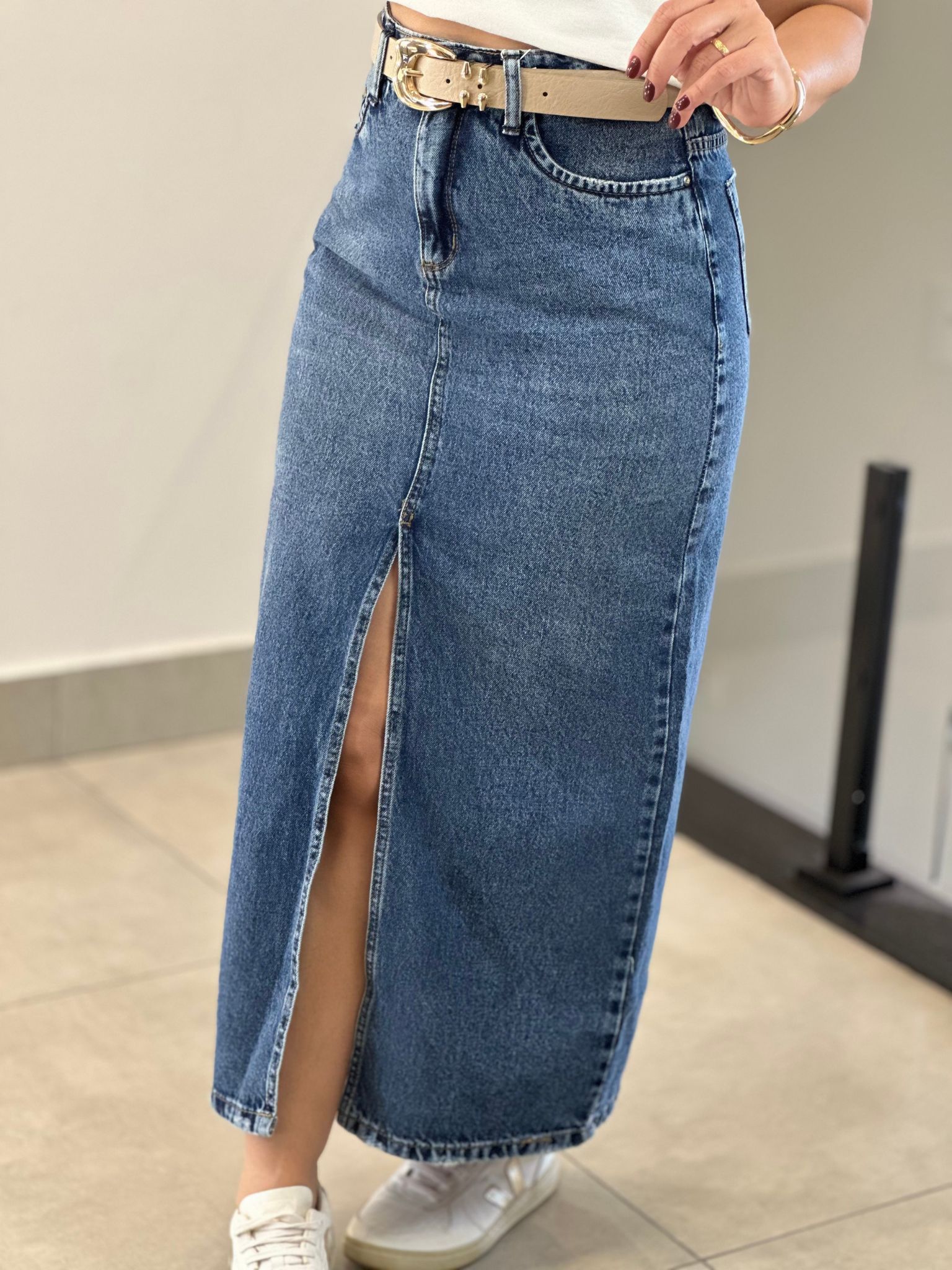 SAIA JEANS MIDI JEANS - Reprise Modas