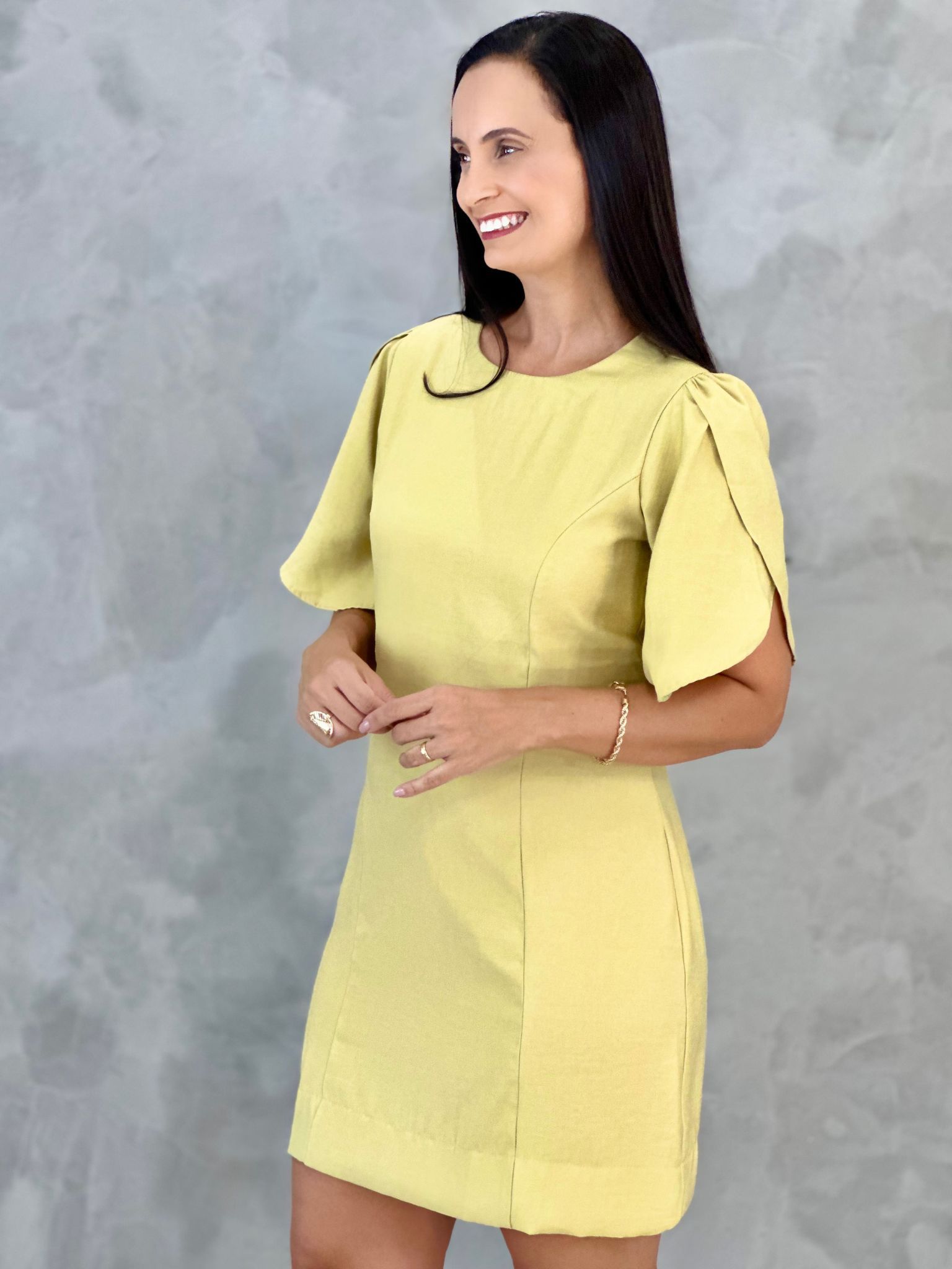 Vestido Tulipa Pistache - Reprise Modas