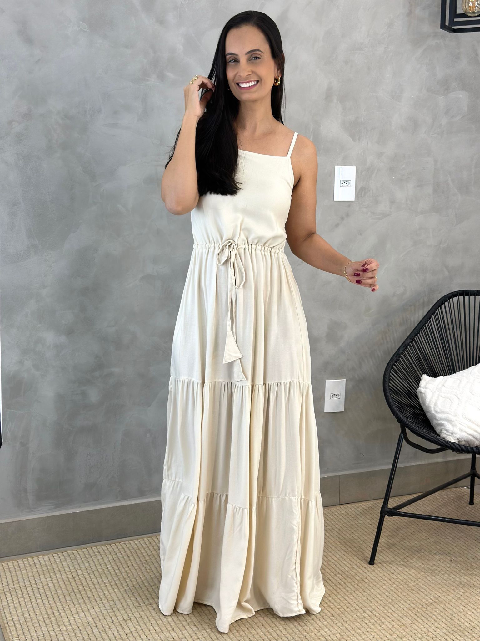 Vestido Karina Nude - Reprise Modas