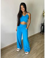 conjunto de Alfaiataria cor azul 
