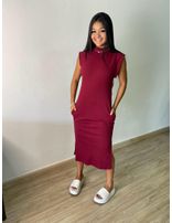 vestido alicia canelado premium tamanho unico veste do 34 are 44 cores bordo