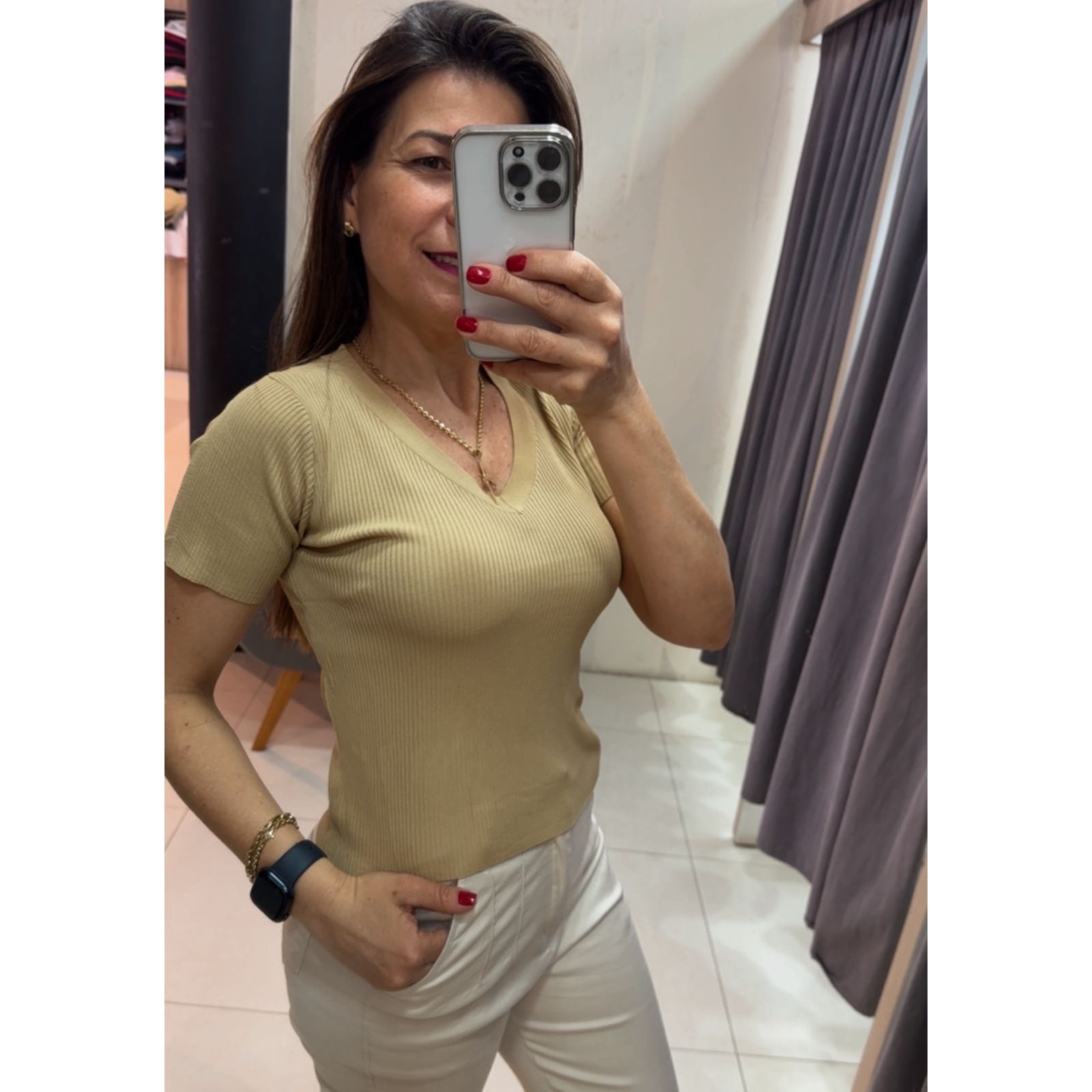 BLUSA FEMININA BÁSICA