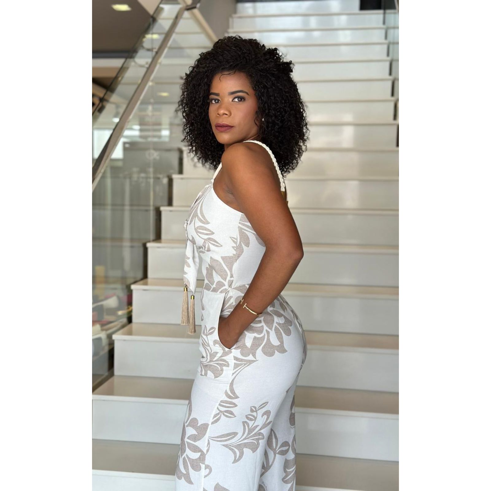 MACACÃO FEMININO ESTAMPADO