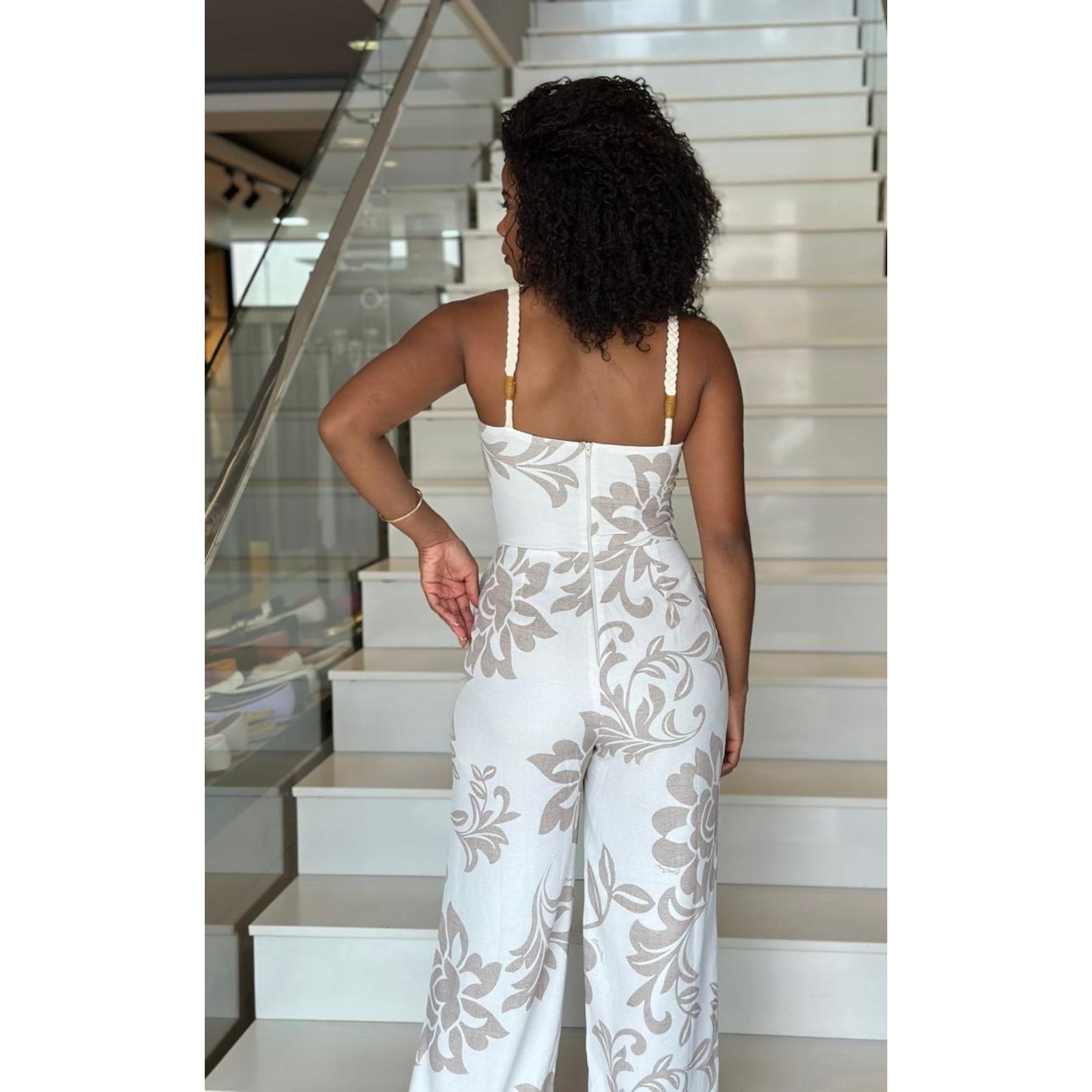 MACACÃO FEMININO ESTAMPADO