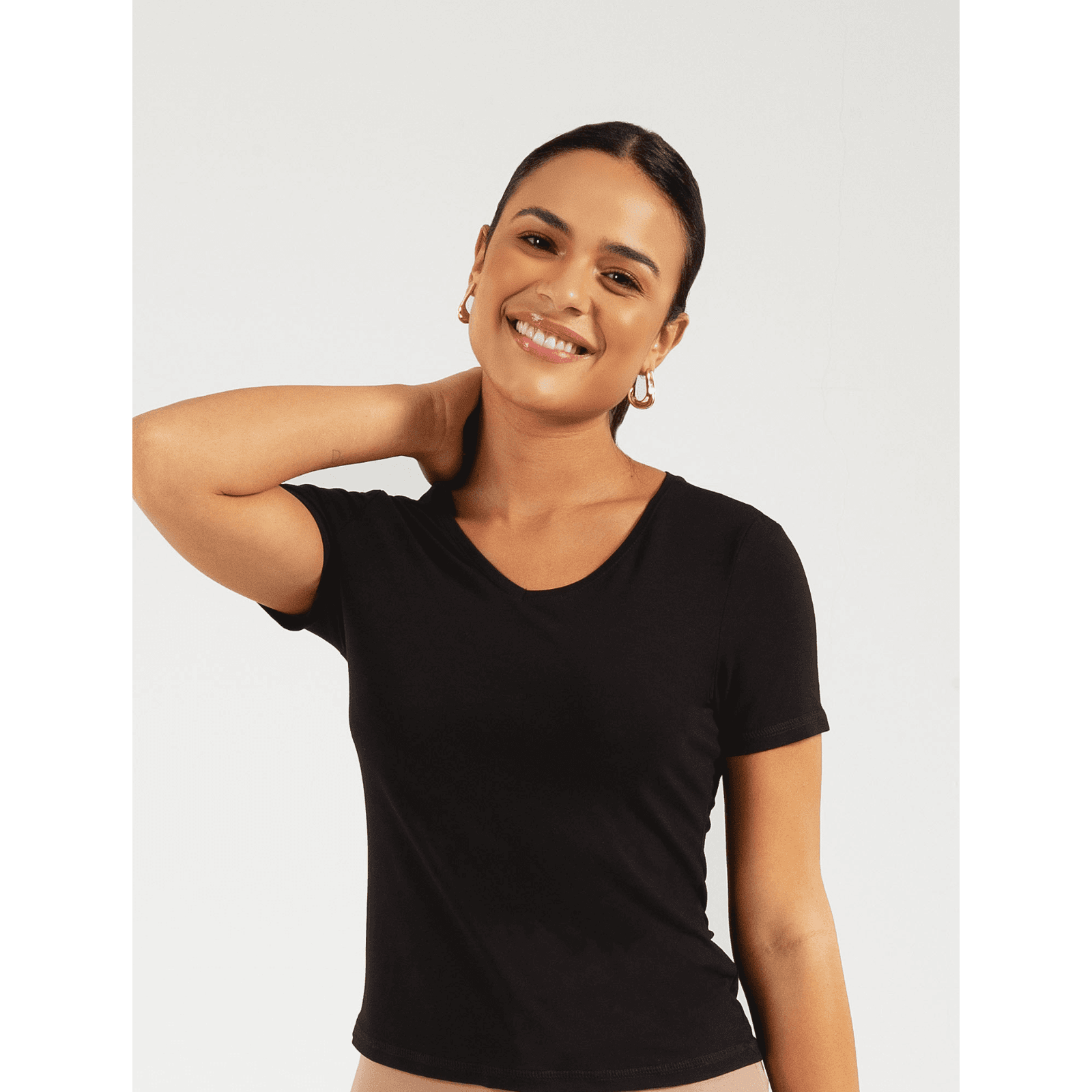 BLUSA VISCOSE COMFORT PRETA