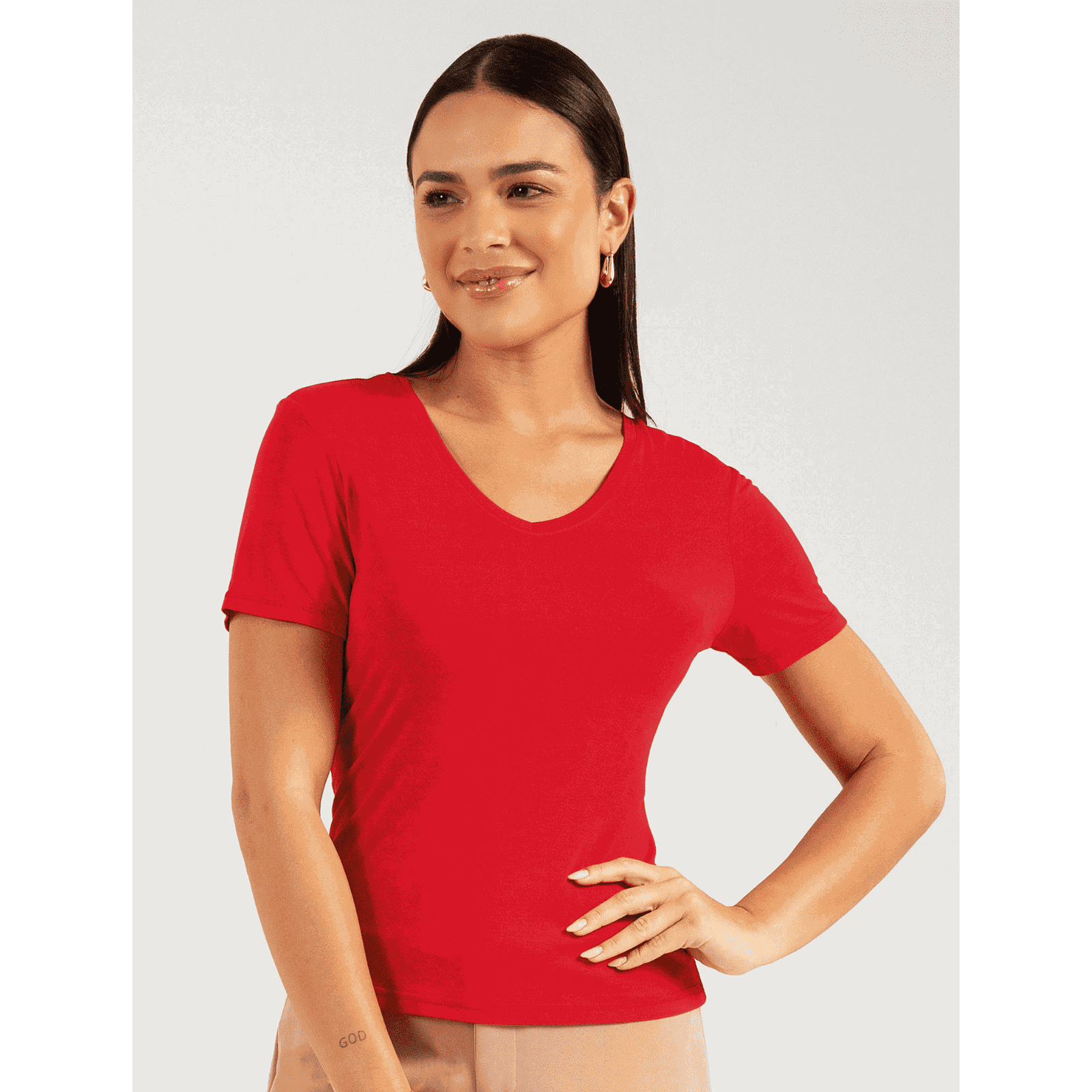 BLUSA VISCOSE COMFORT VERMELHA