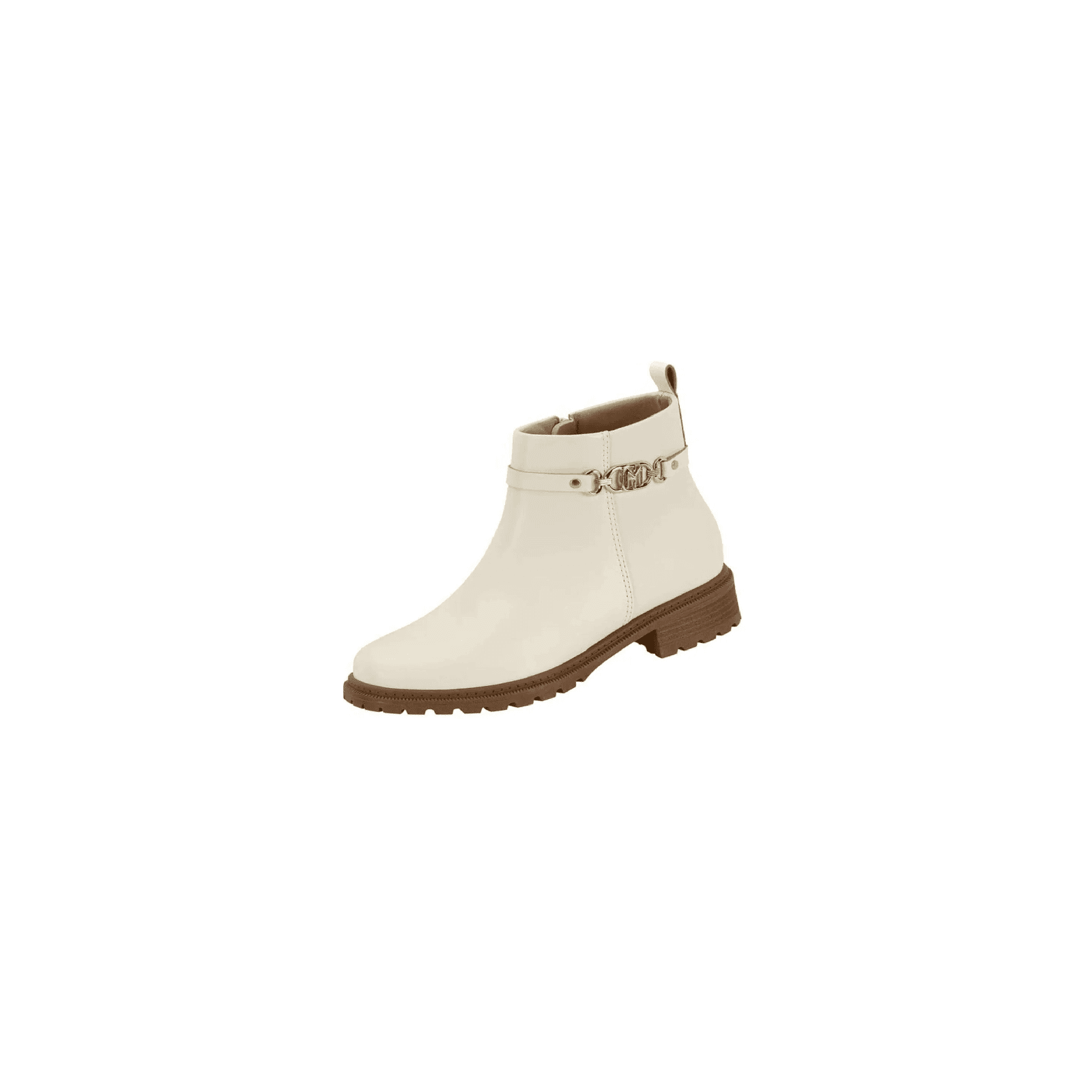 BOTA CANO CURTO MODARE FEMININA OFF WHITE