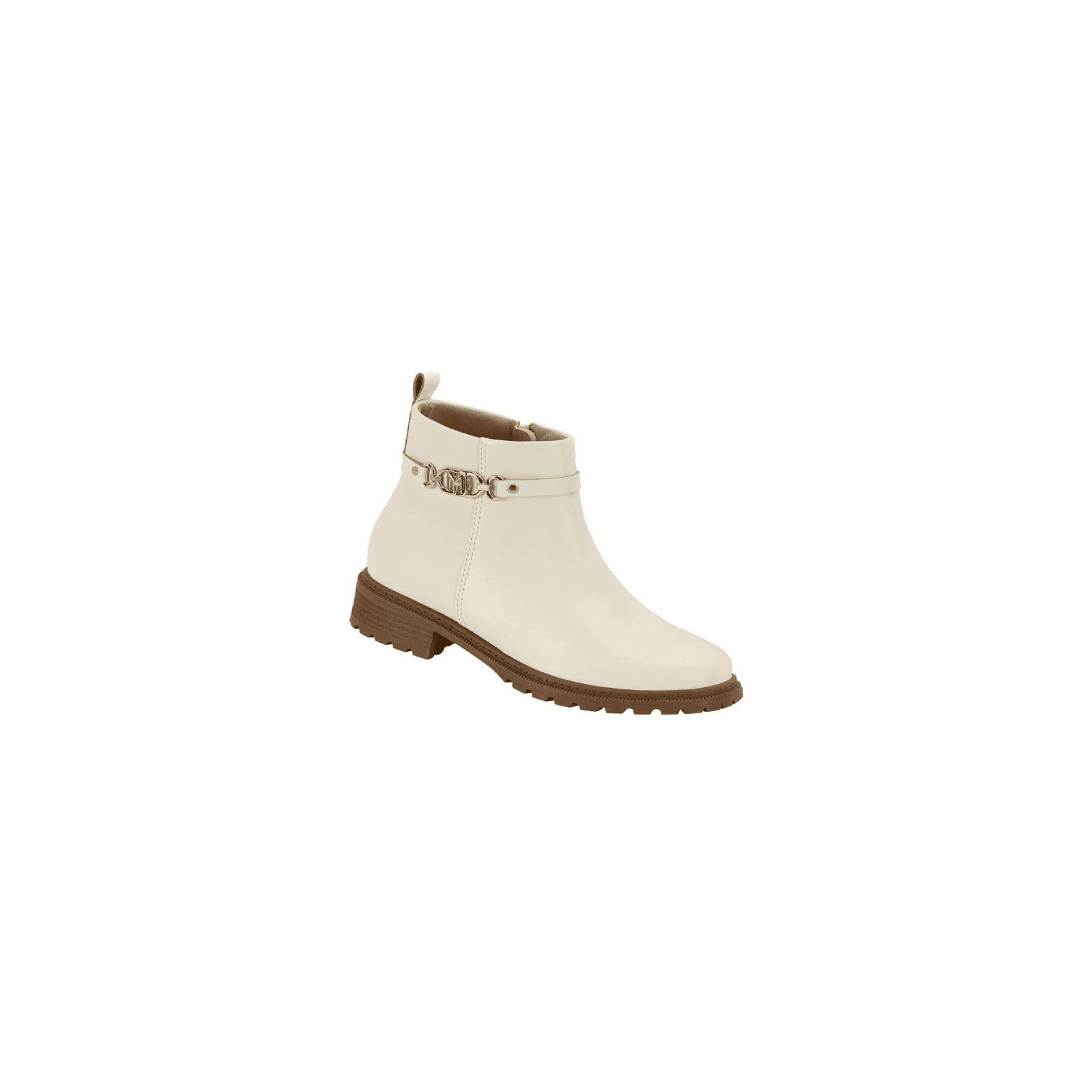 BOTA CANO CURTO MODARE FEMININA OFF WHITE