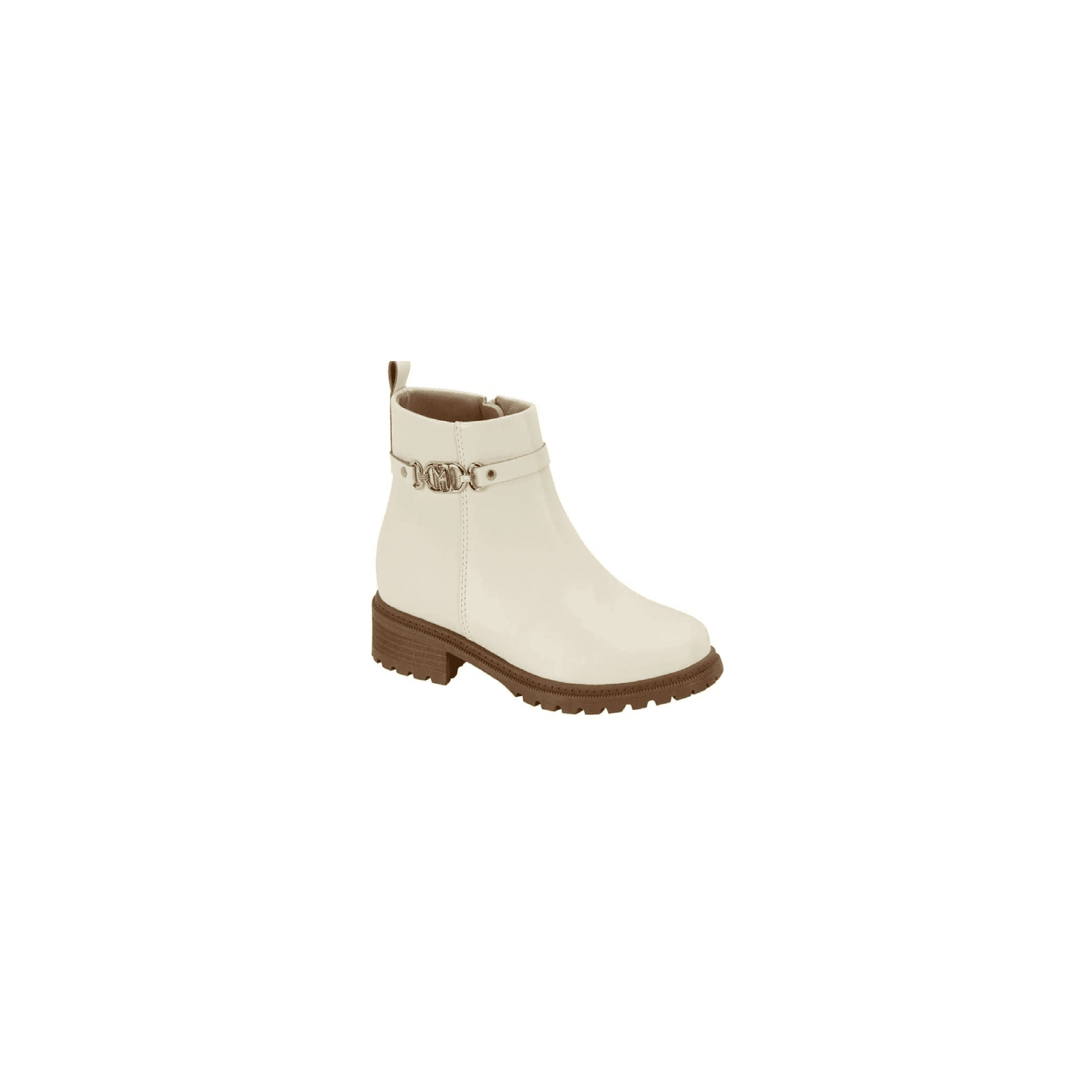 BOTA CANO CURTO MODARE FEMININA OFF WHITE