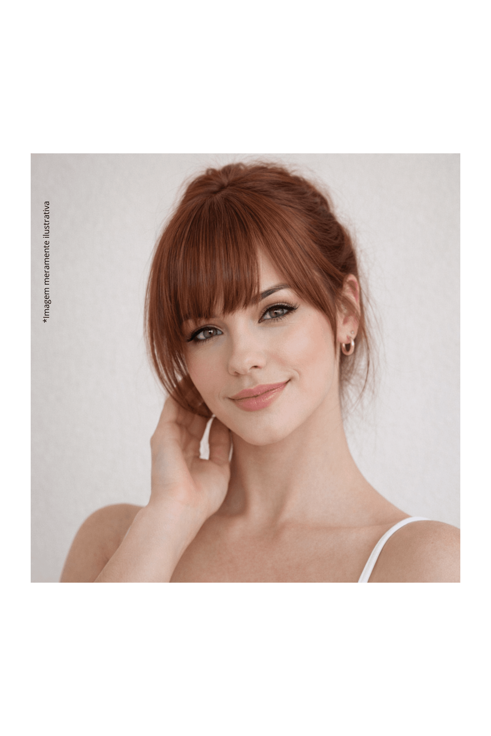 Franja da Pavorô - Cor: Loiro Cobre/Ruivo - Loja da Pavorô