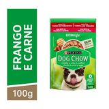 Dog Chow Ração Úmida Cães Adultos Mix De Frango e Carne 100g - Day 2 Day